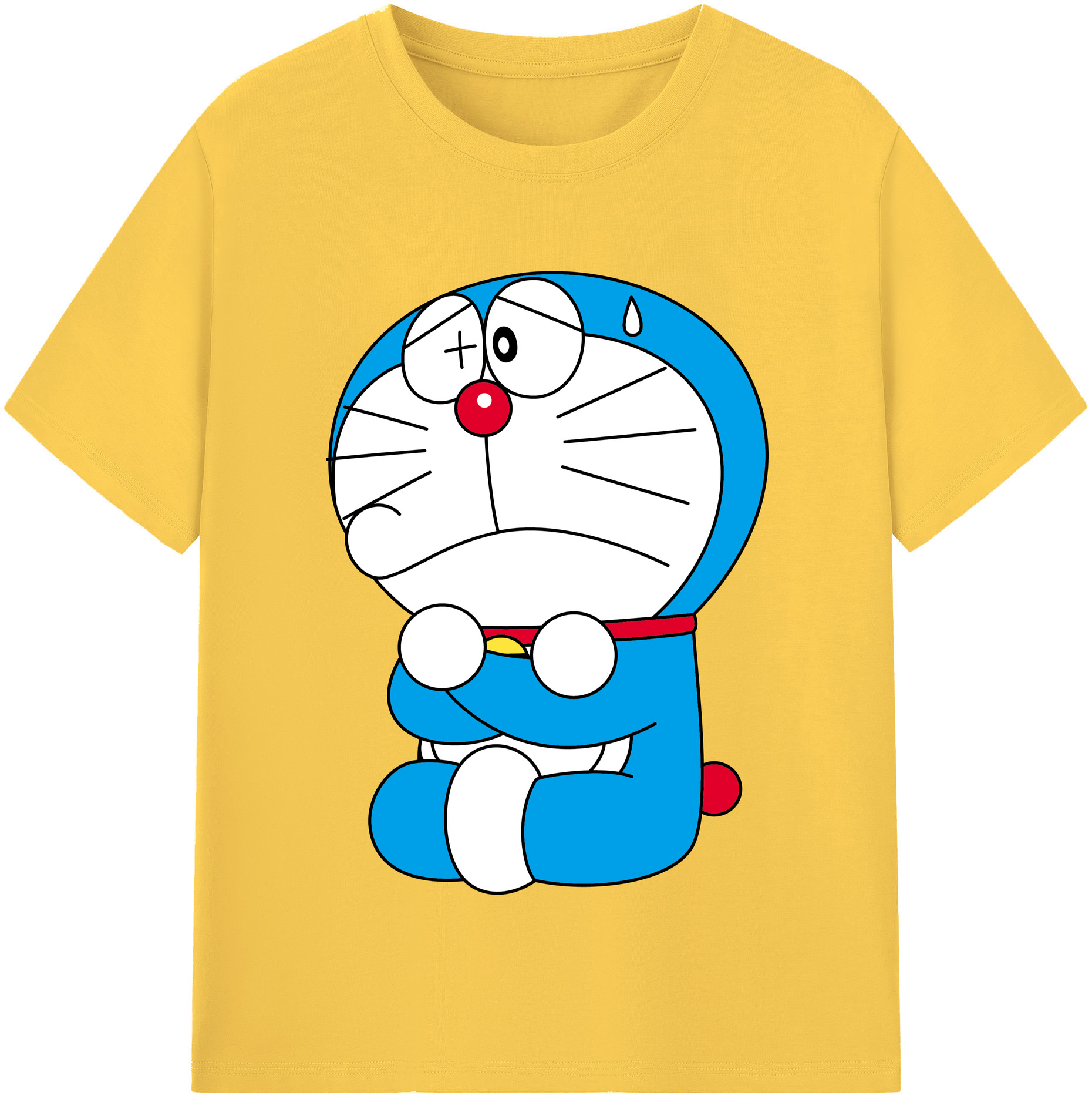 （画像用） ドラえもん Doraemon 綿100％半袖Tシャツ（フロントプリント）