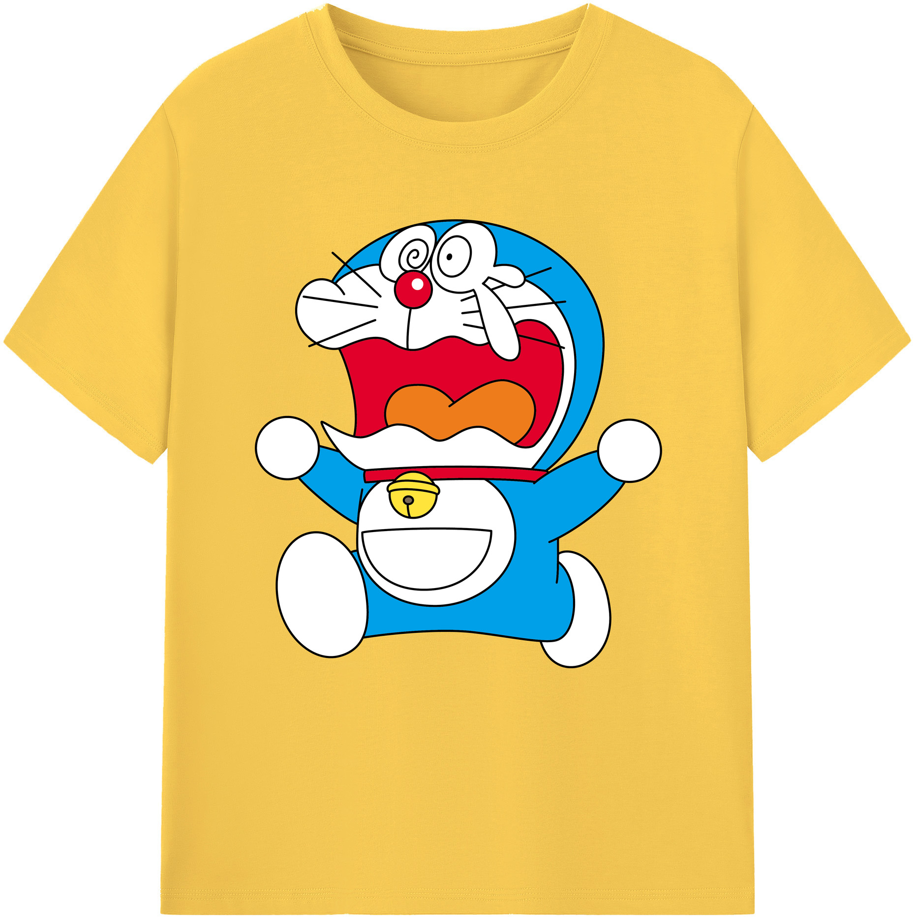 （画像用） ドラえもん Doraemon 綿100％半袖Tシャツ（フロントプリント）
