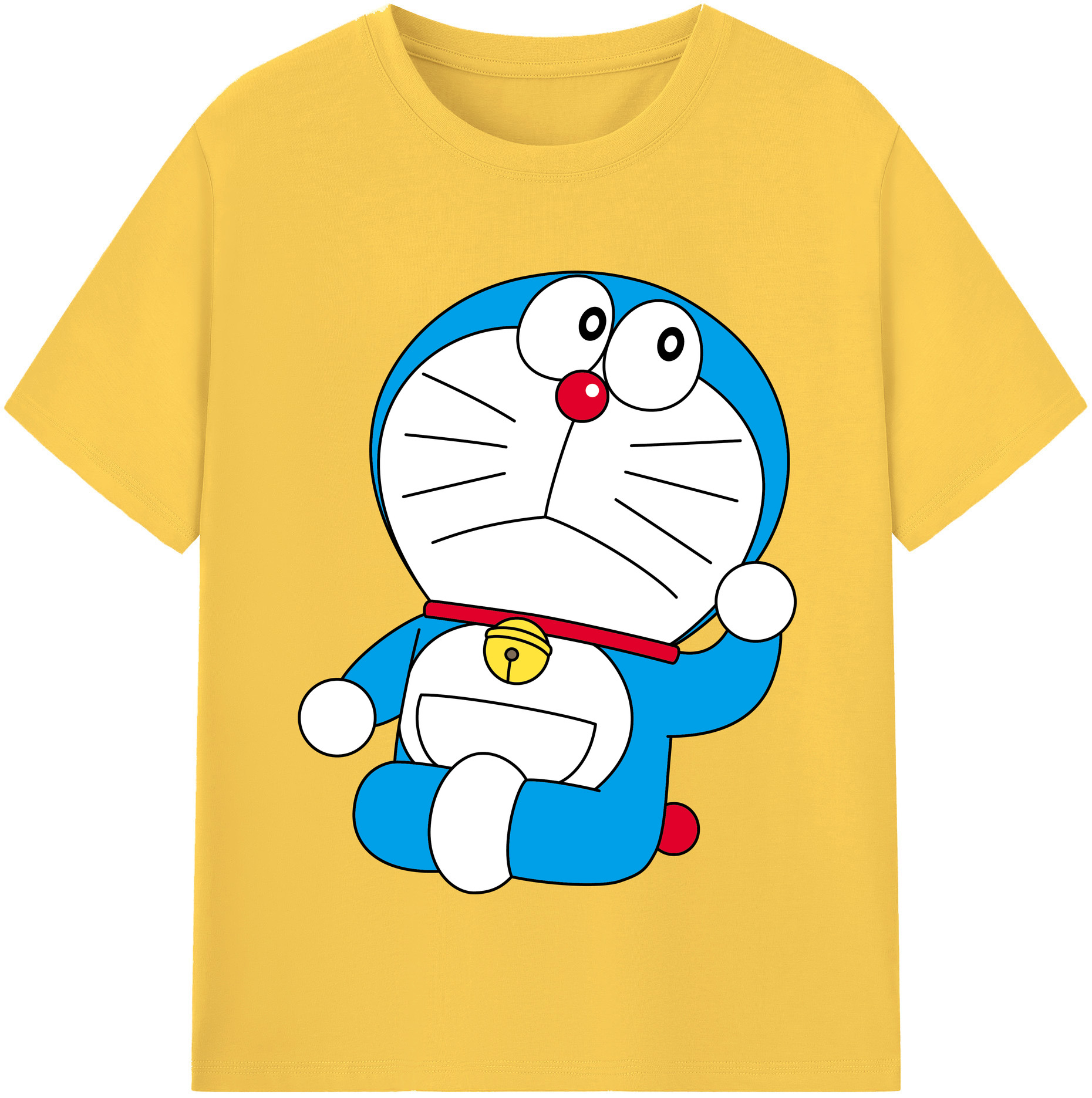 （画像用） ドラえもん Doraemon 綿100％半袖Tシャツ（フロントプリント）