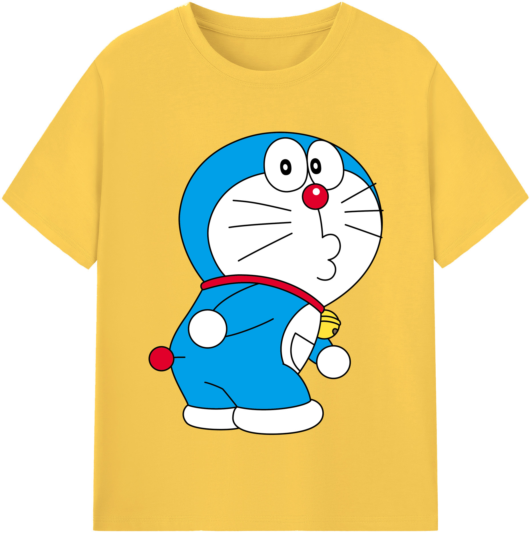 （画像用） ドラえもん Doraemon 綿100％半袖Tシャツ（フロントプリント）