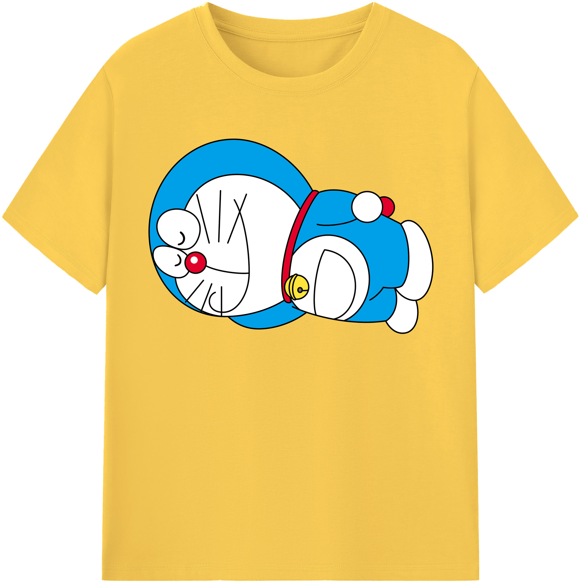 （画像用） ドラえもん Doraemon 綿100％半袖Tシャツ（フロントプリント）