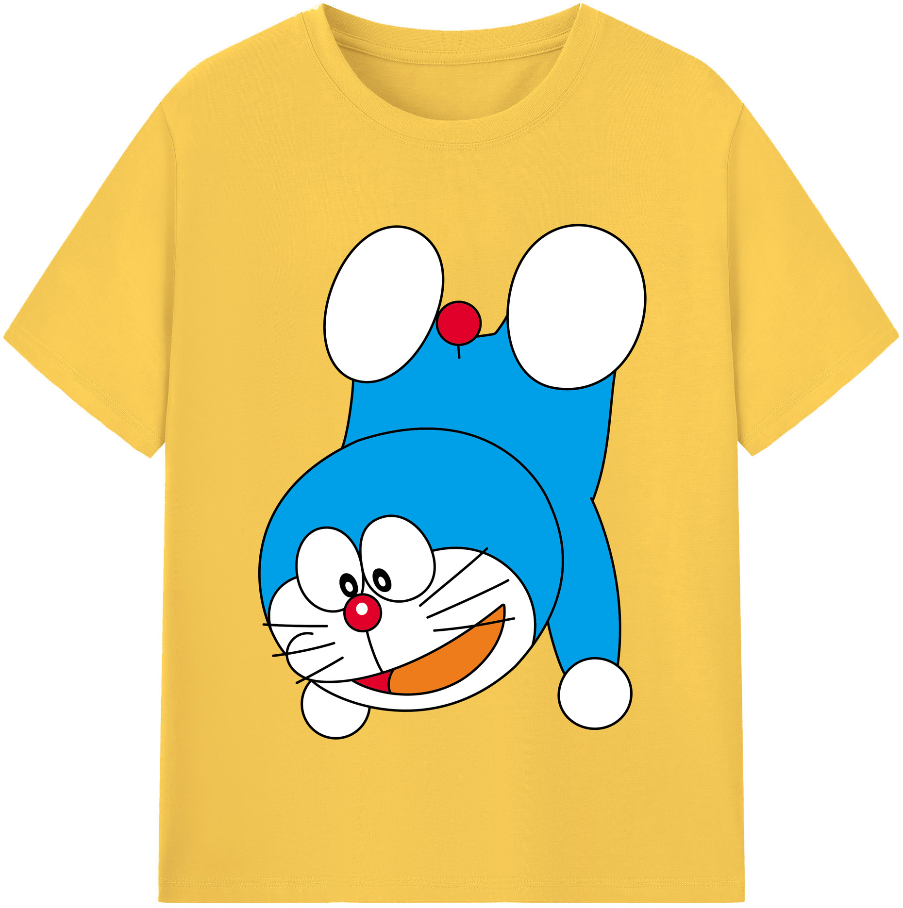 （画像用） ドラえもん Doraemon 綿100％半袖Tシャツ（フロントプリント）