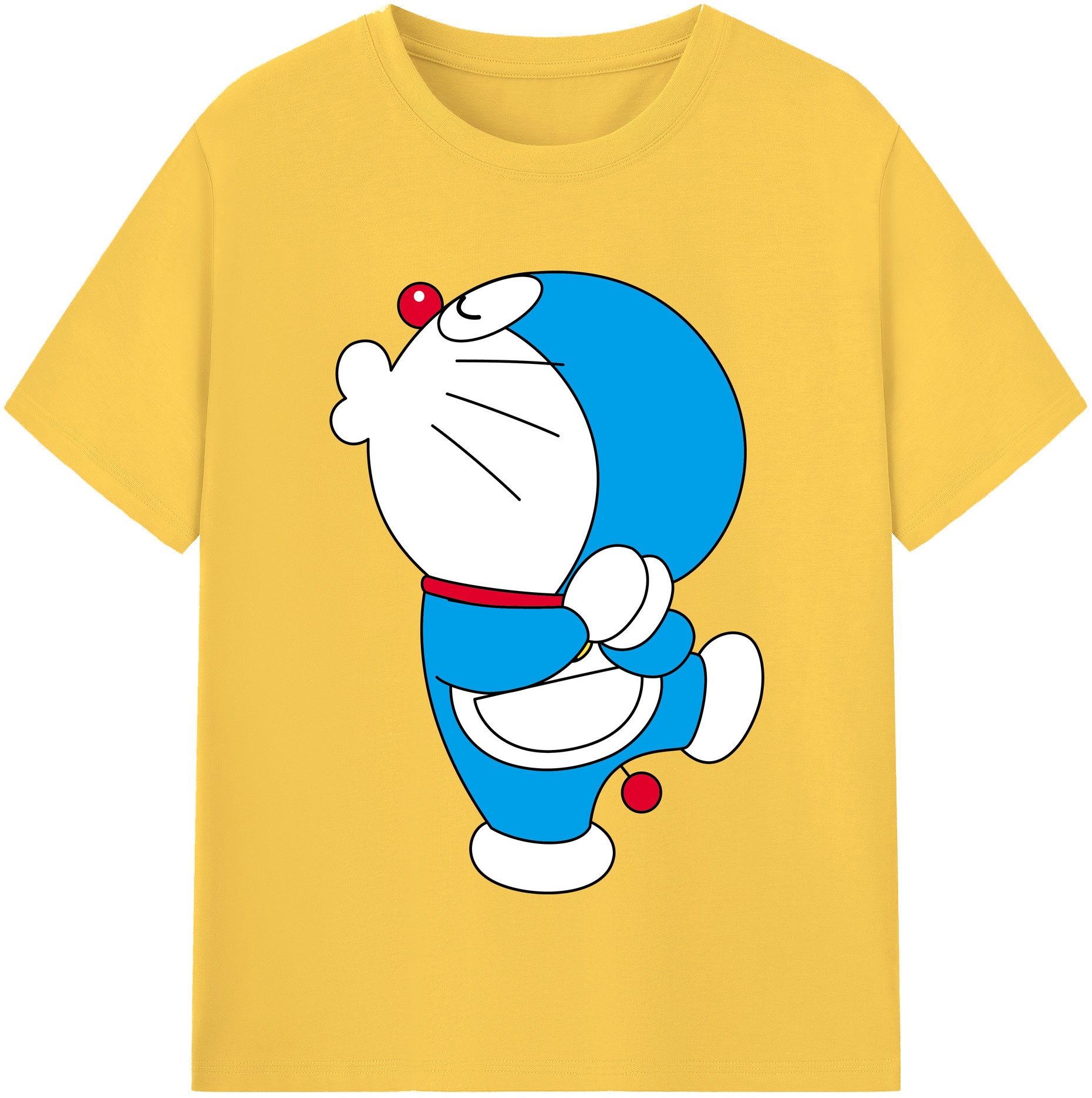 （画像用） ドラえもん Doraemon 綿100％半袖Tシャツ（フロントプリント）