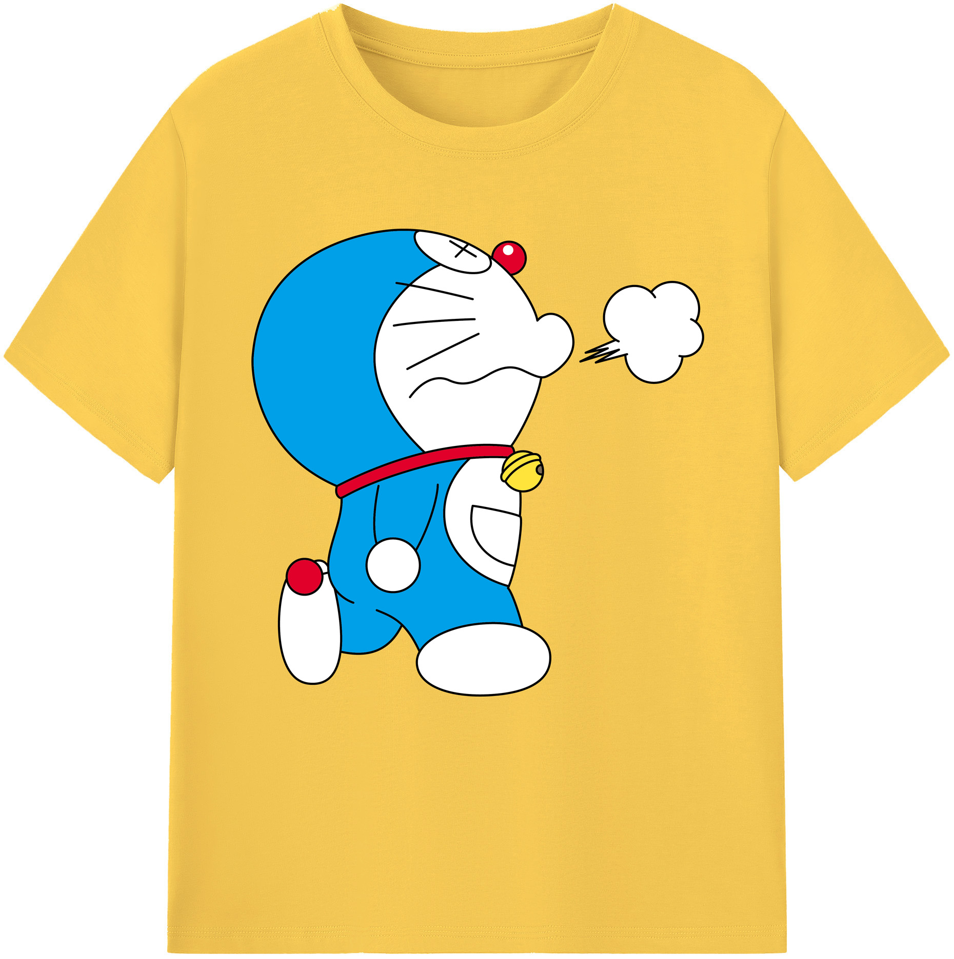 （画像用） ドラえもん Doraemon 綿100％半袖Tシャツ（フロントプリント）