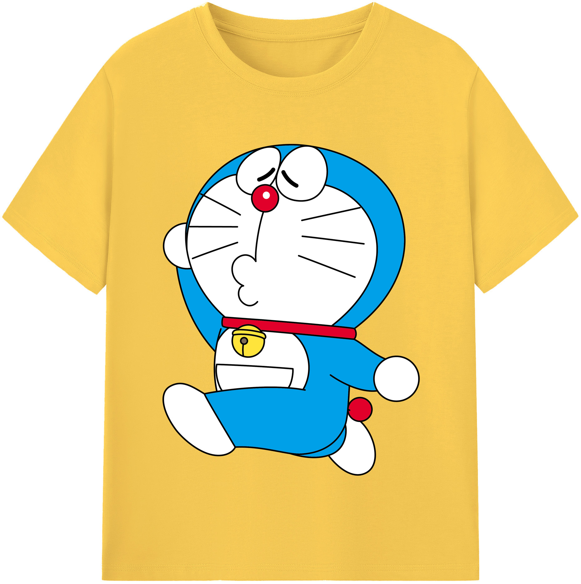 （画像用） ドラえもん Doraemon 綿100％半袖Tシャツ（フロントプリント）