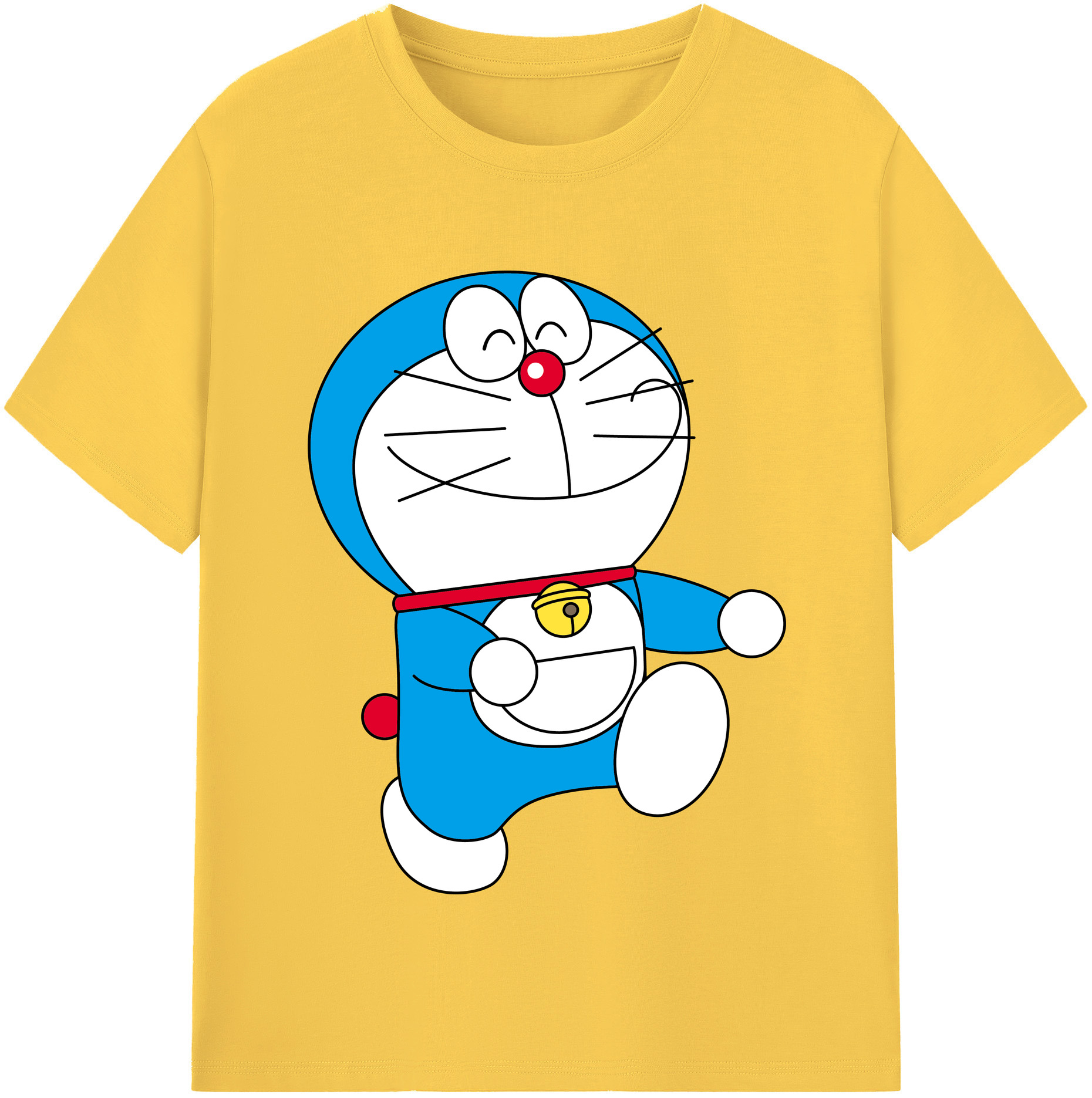 （画像用） ドラえもん Doraemon 綿100％半袖Tシャツ（フロントプリント）