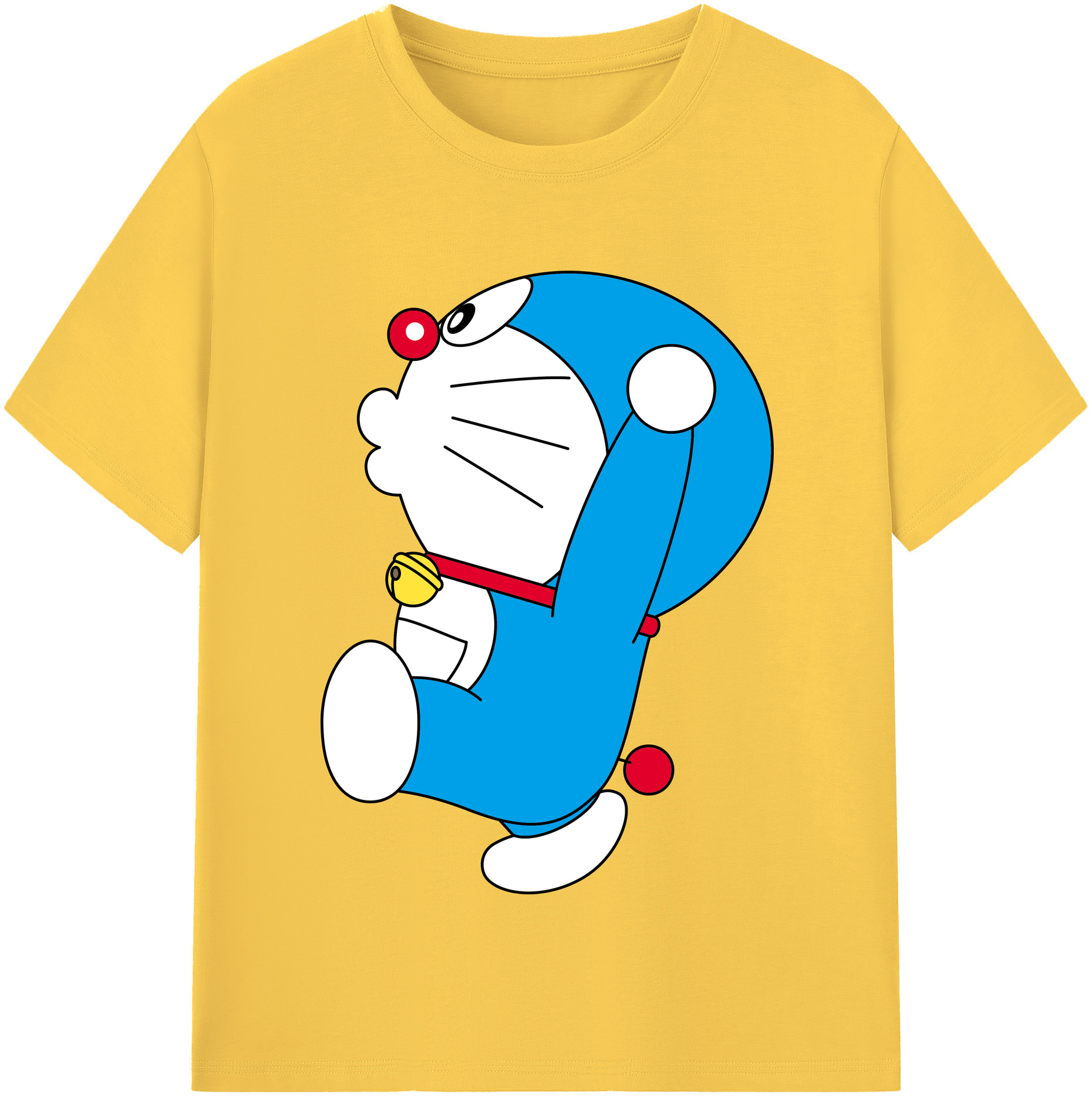 （画像用） ドラえもん Doraemon 綿100％半袖Tシャツ（フロントプリント）
