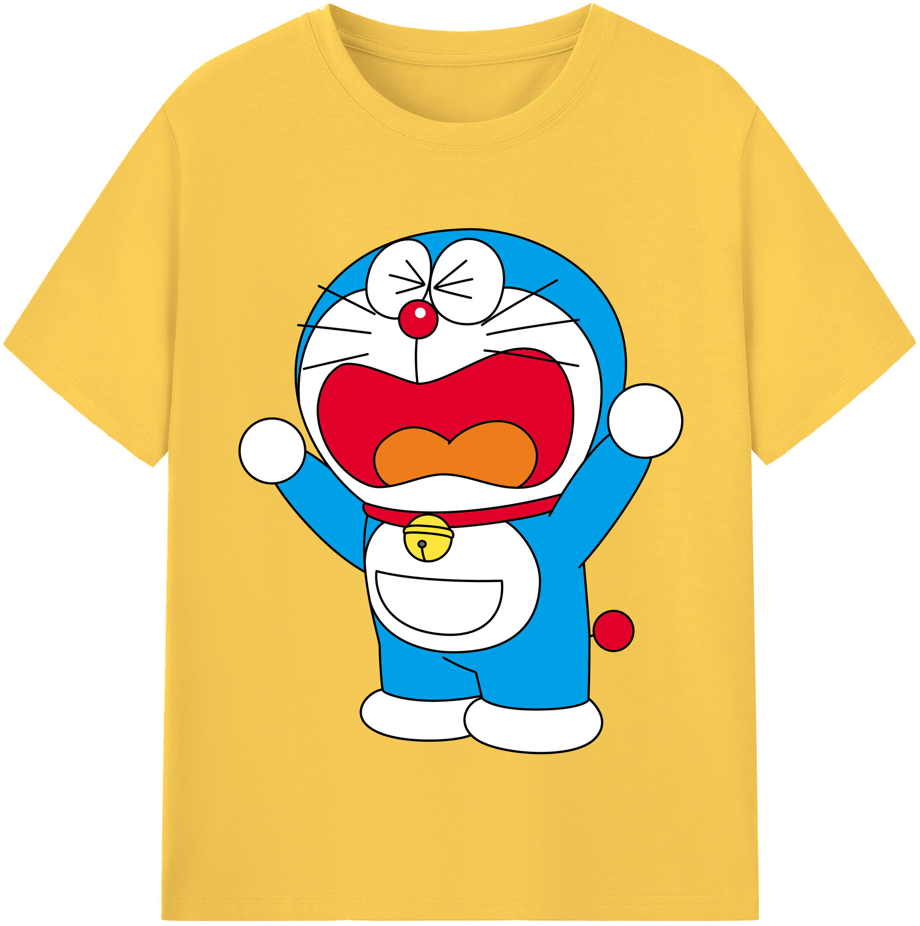（画像用） ドラえもん Doraemon 綿100％半袖Tシャツ（フロントプリント）
