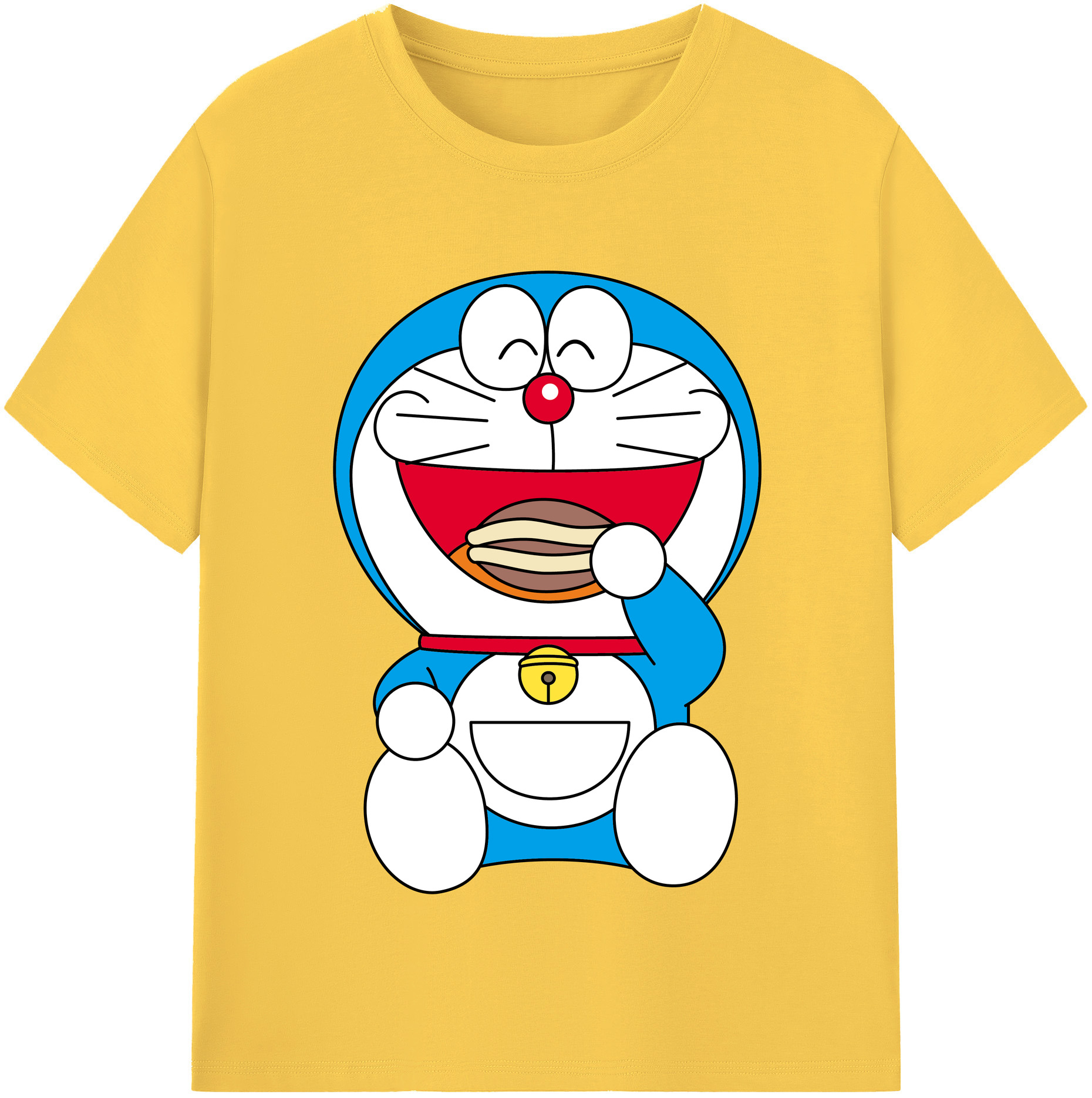 （画像用） ドラえもん Doraemon 綿100％半袖Tシャツ（フロントプリント）