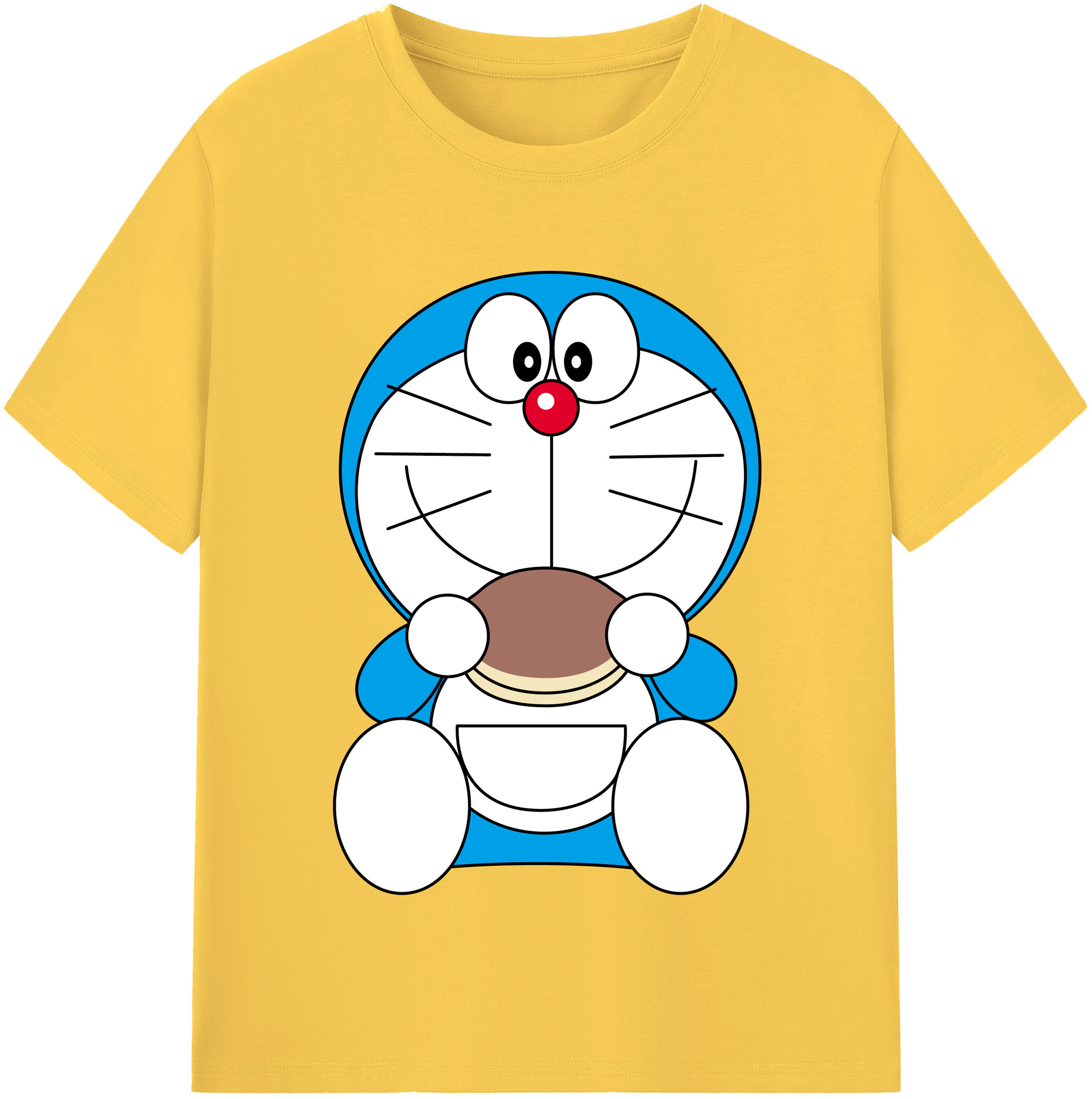 （画像用） ドラえもん Doraemon 綿100％半袖Tシャツ（フロントプリント）