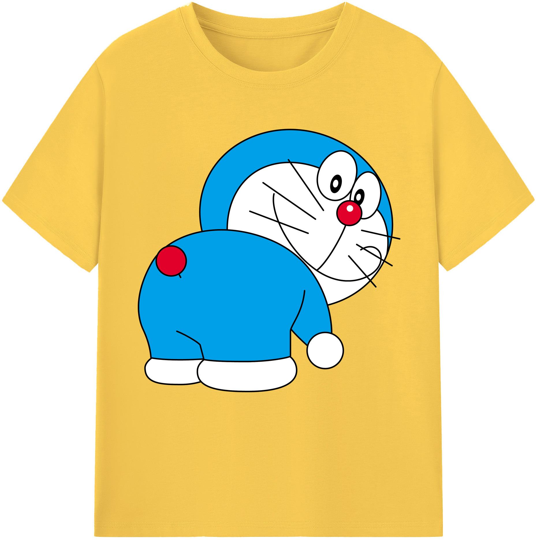 （画像用） ドラえもん Doraemon 綿100％半袖Tシャツ（フロントプリント）