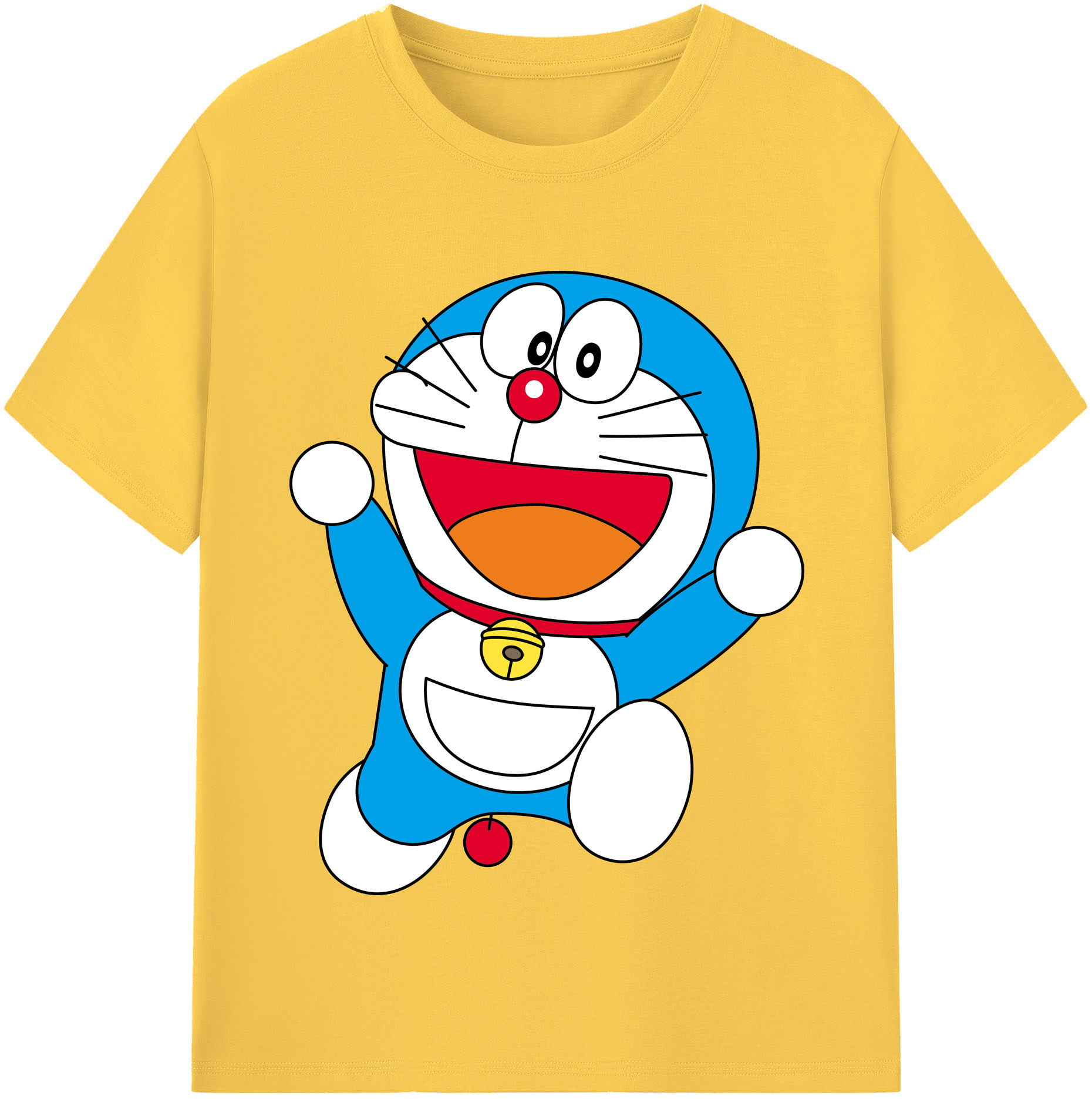 （画像用） ドラえもん Doraemon 綿100％半袖Tシャツ（フロントプリント）