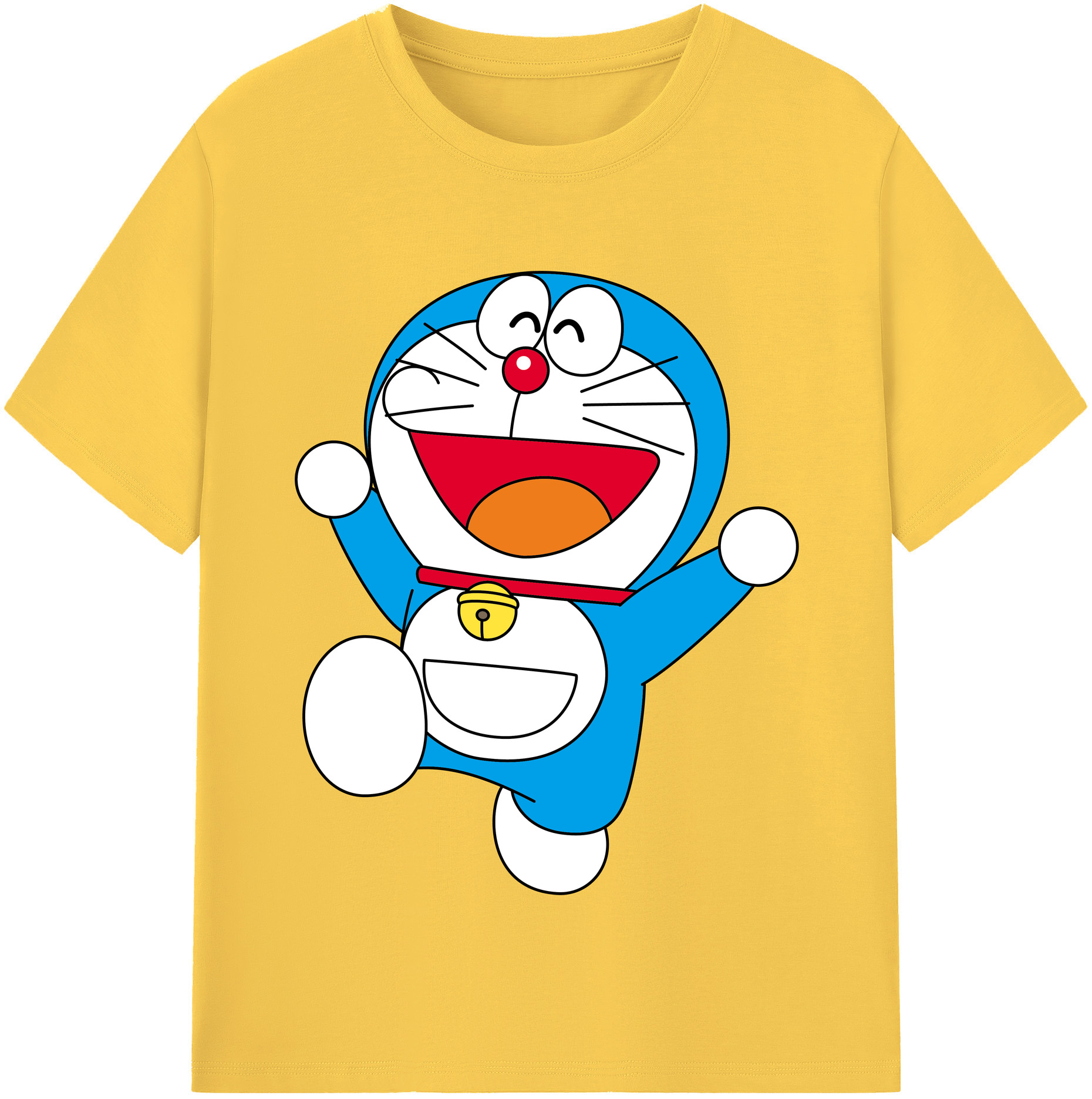 （画像用） ドラえもん Doraemon 綿100％半袖Tシャツ（フロントプリント）