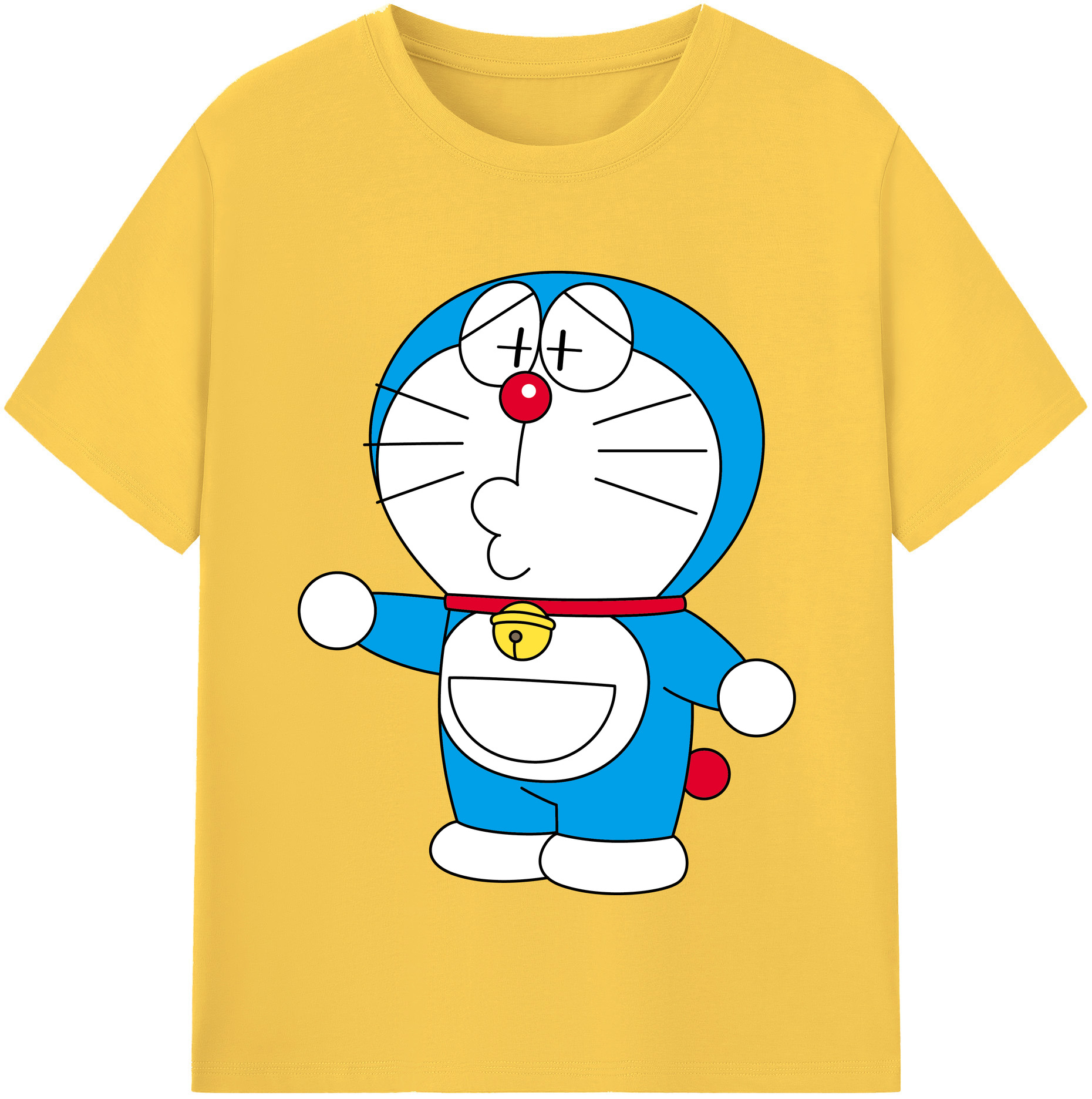 （画像用） ドラえもん Doraemon 綿100％半袖Tシャツ（フロントプリント）