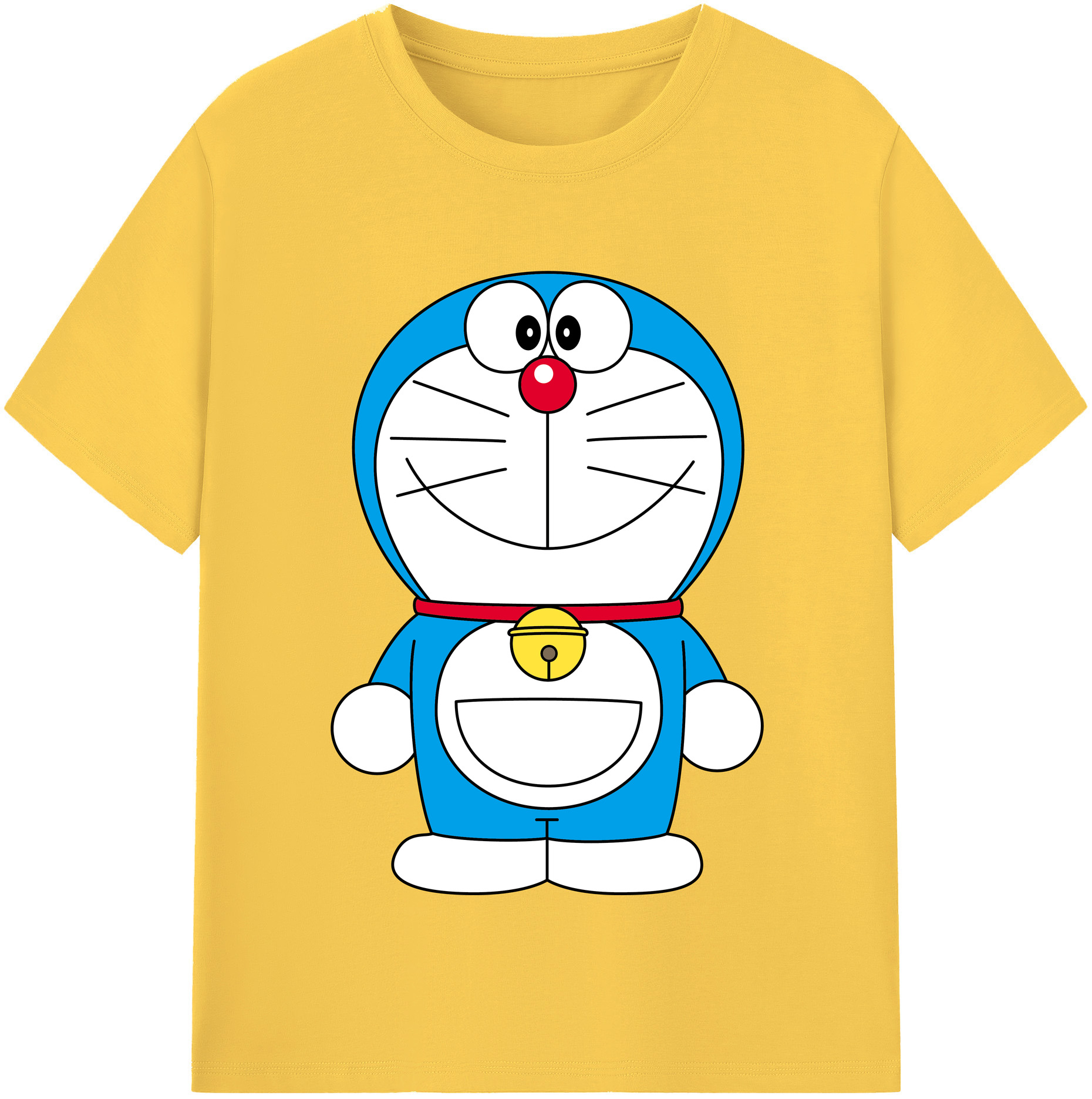 （画像用） ドラえもん Doraemon 綿100％半袖Tシャツ（フロントプリント）