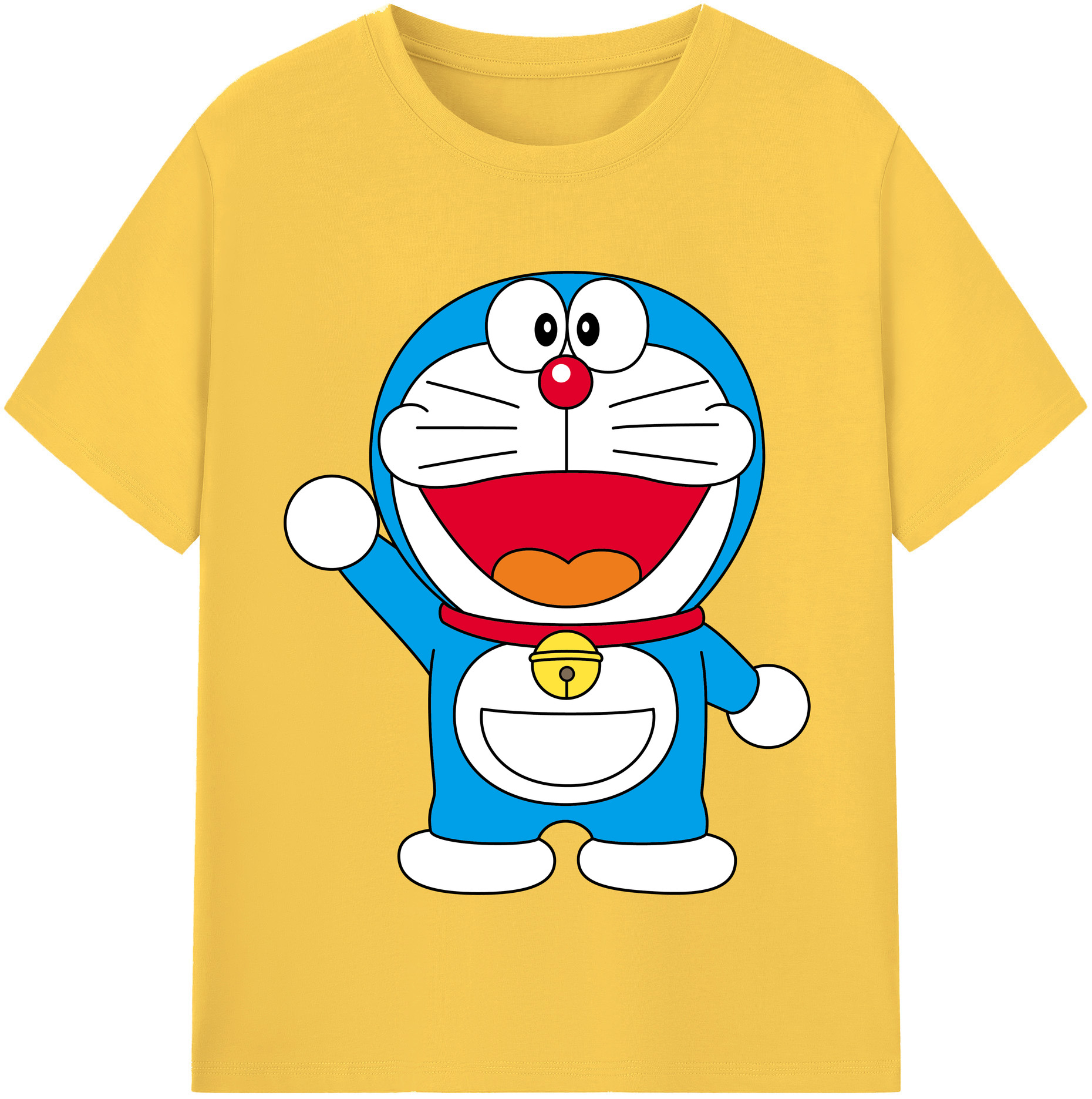（画像用） ドラえもん Doraemon 綿100％半袖Tシャツ（フロントプリント）