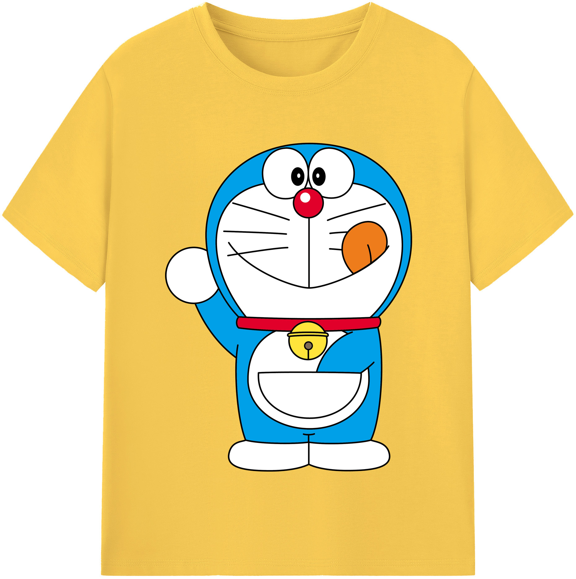 （画像用） ドラえもん Doraemon 綿100％半袖Tシャツ（フロントプリント）