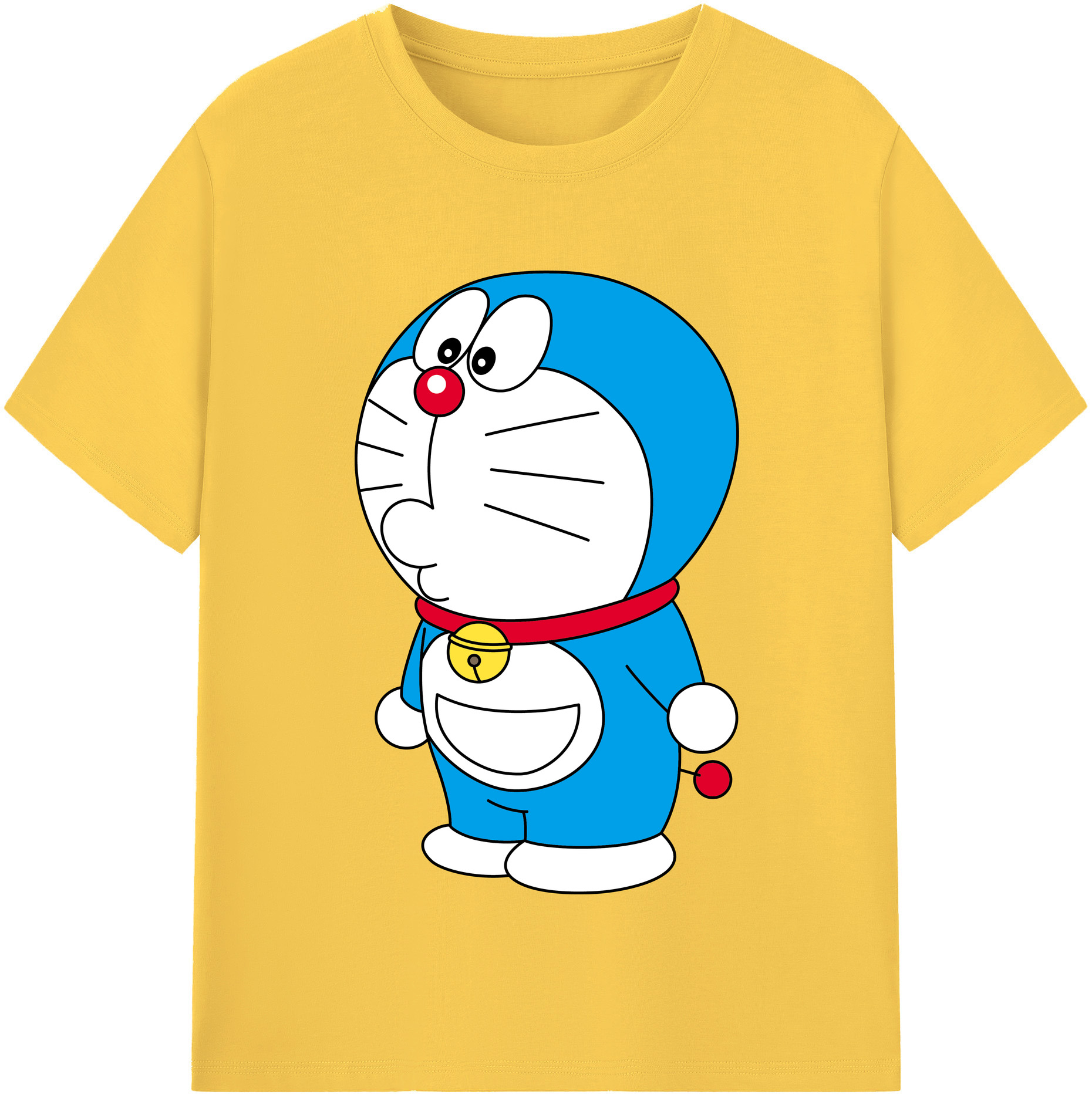 （画像用） ドラえもん Doraemon 綿100％半袖Tシャツ（フロントプリント）