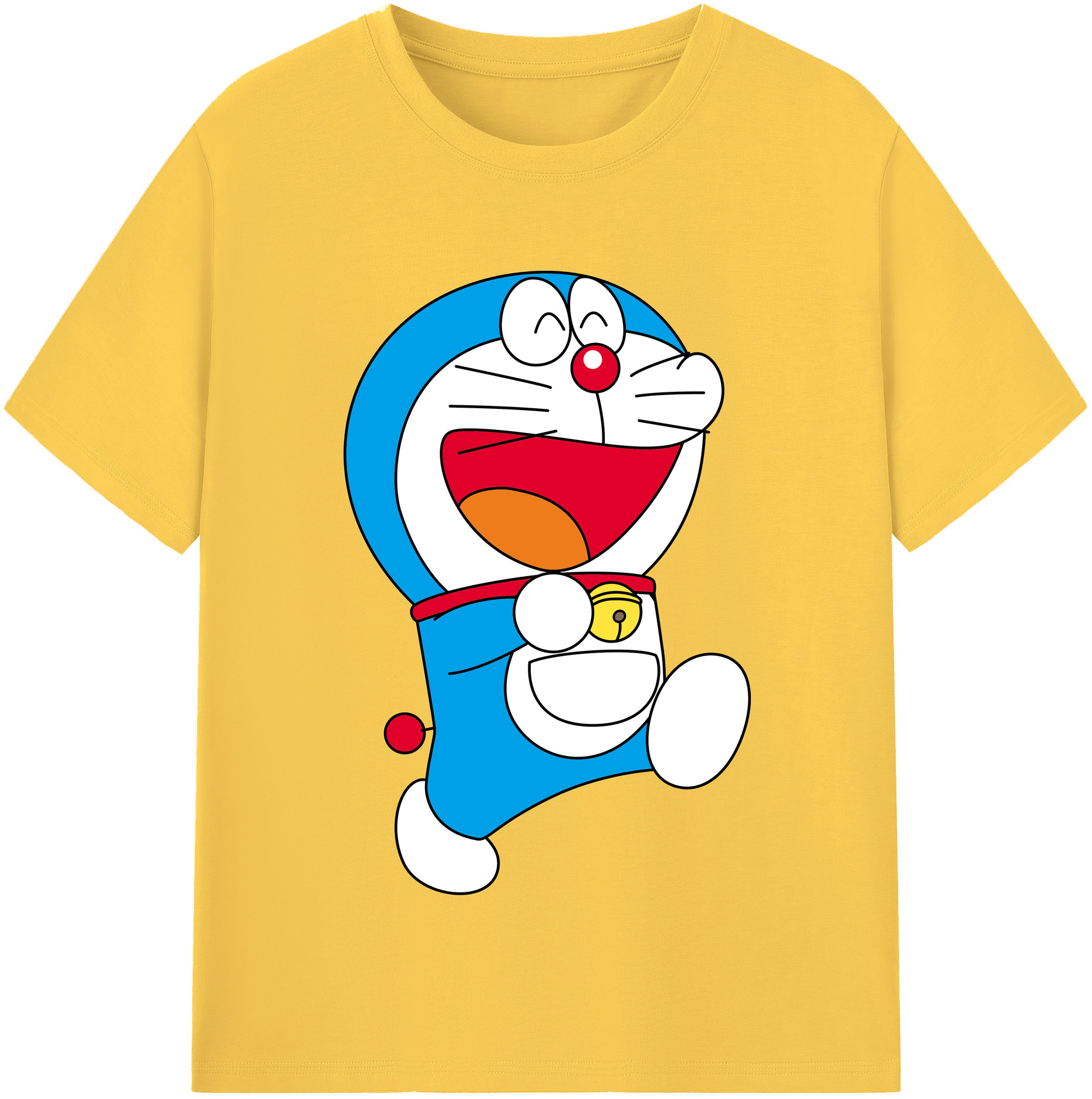 （画像用） ドラえもん Doraemon 綿100％半袖Tシャツ（フロントプリント）