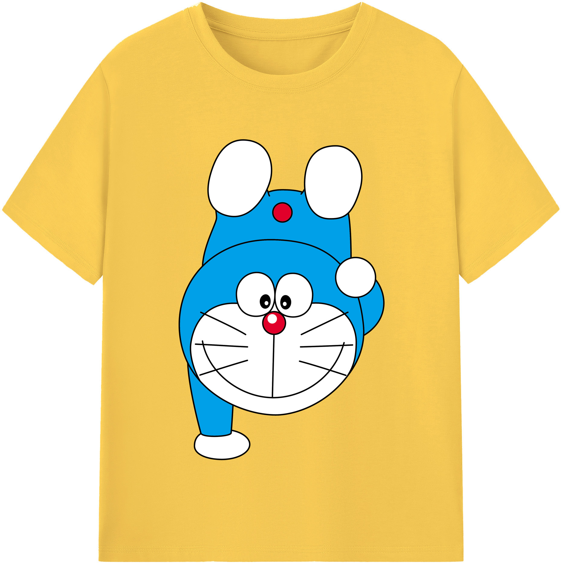 （画像用） ドラえもん Doraemon 綿100％半袖Tシャツ（フロントプリント）