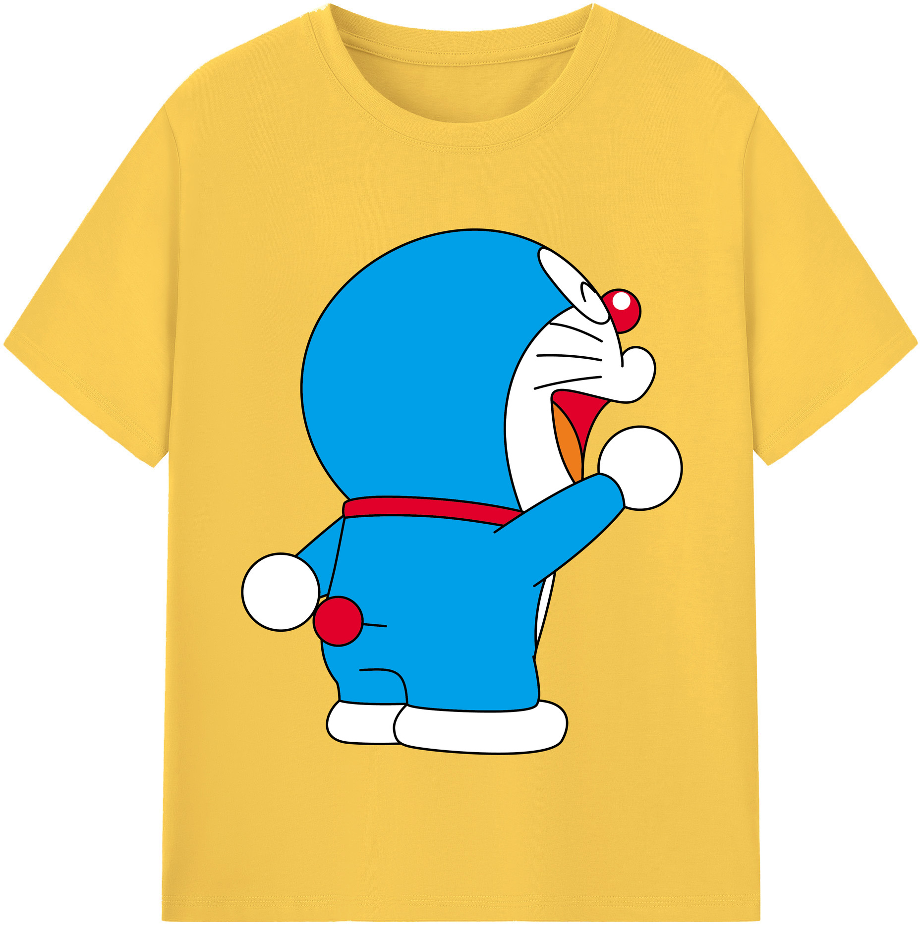 （画像用） ドラえもん Doraemon 綿100％半袖Tシャツ（フロントプリント）