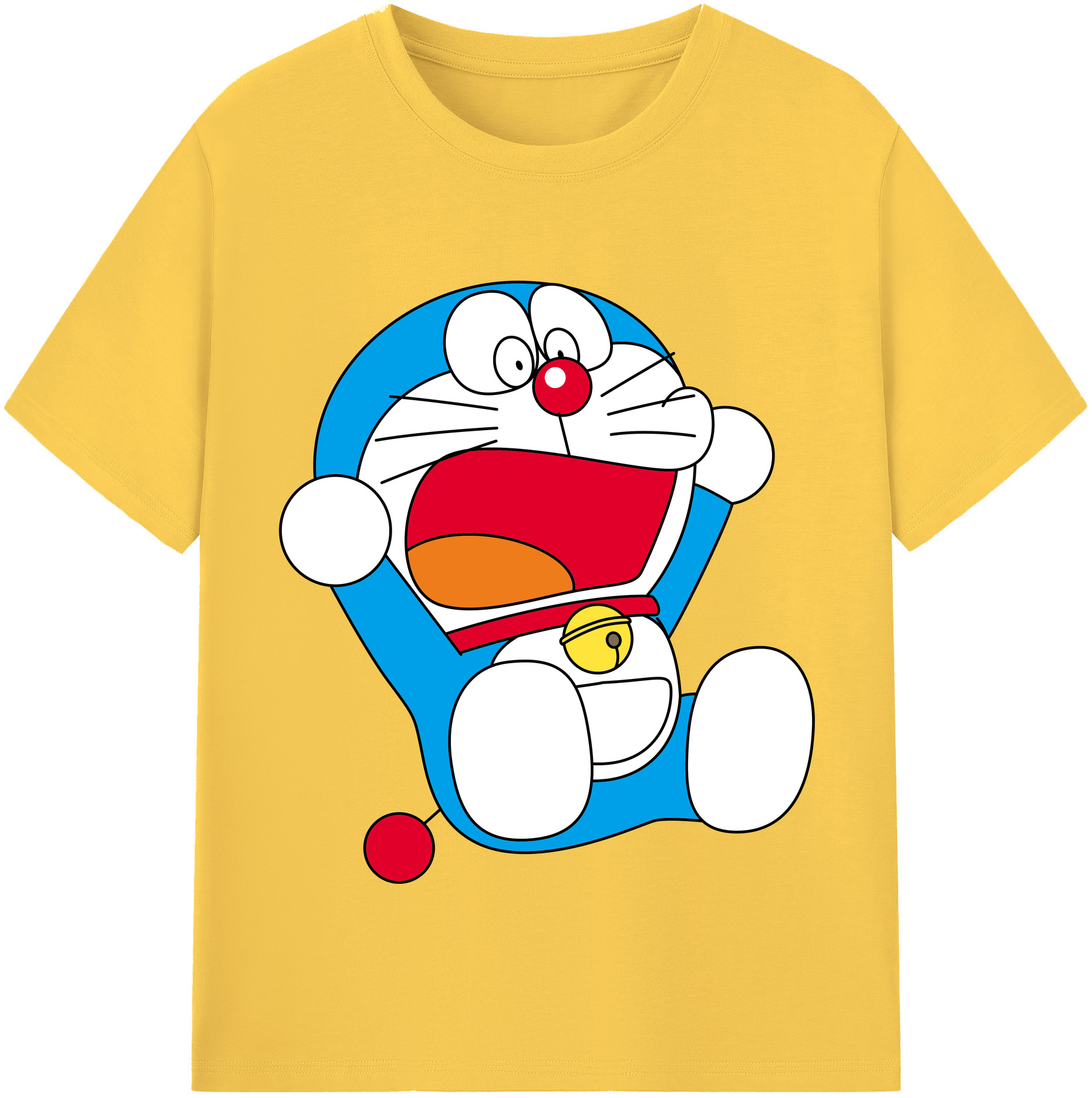 （画像用） ドラえもん Doraemon 綿100％半袖Tシャツ（フロントプリント）