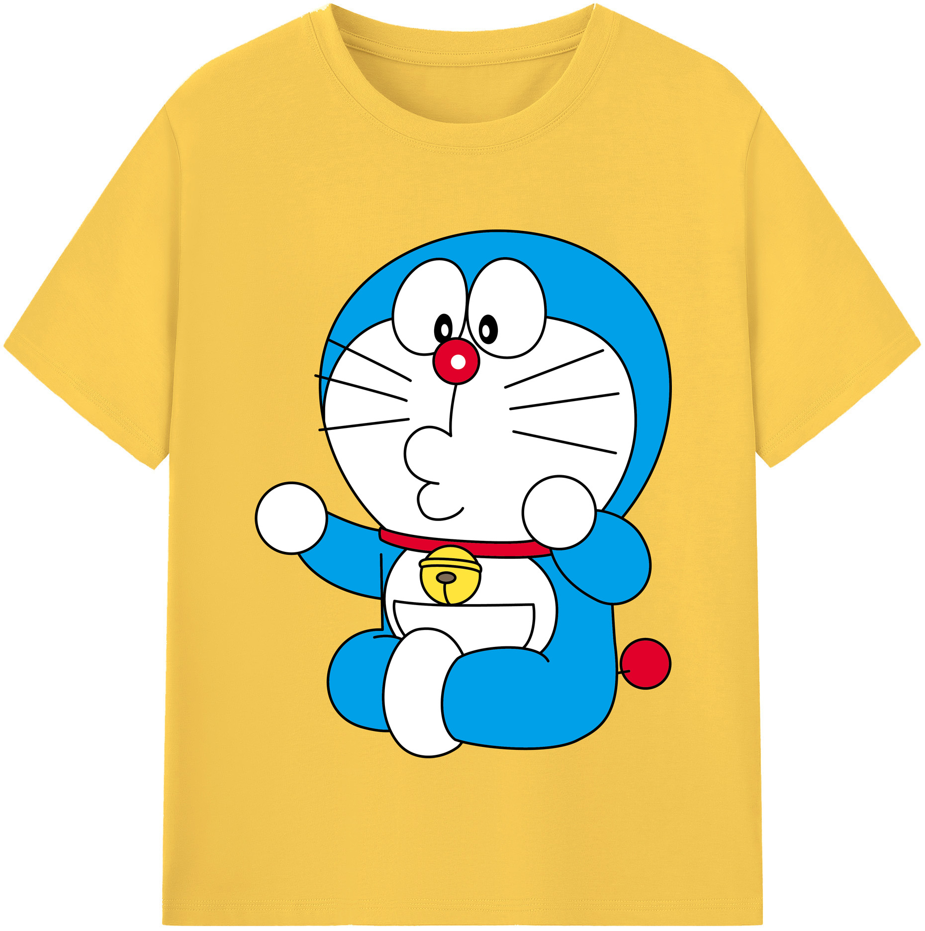 （画像用） ドラえもん Doraemon 綿100％半袖Tシャツ（フロントプリント）