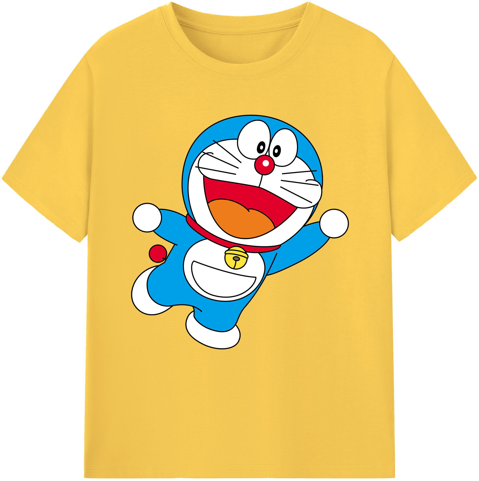 （画像用） ドラえもん Doraemon 綿100％半袖Tシャツ（フロントプリント）