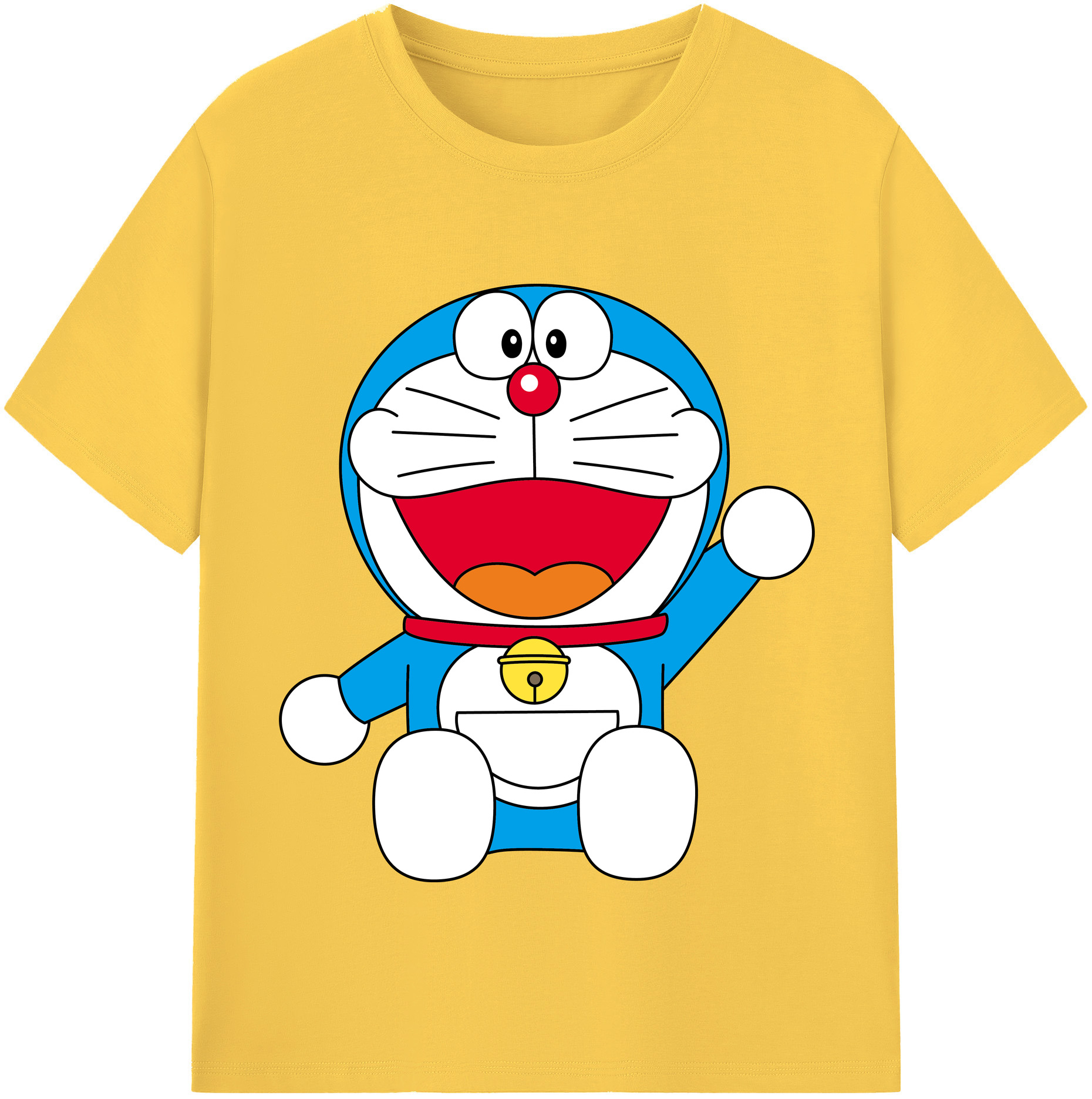 （画像用） ドラえもん Doraemon 綿100％半袖Tシャツ（フロントプリント）