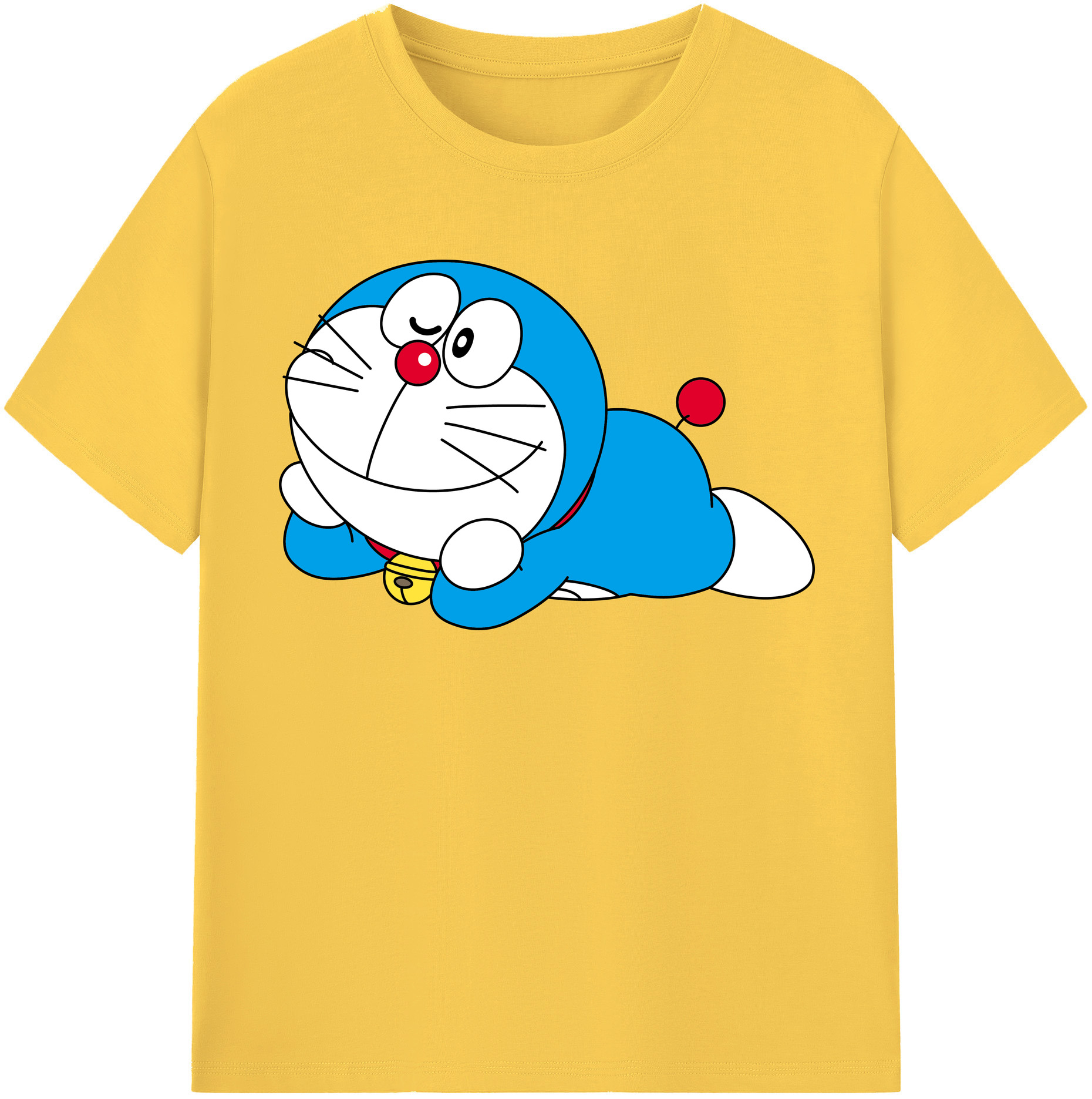（画像用） ドラえもん Doraemon 綿100％半袖Tシャツ（フロントプリント）