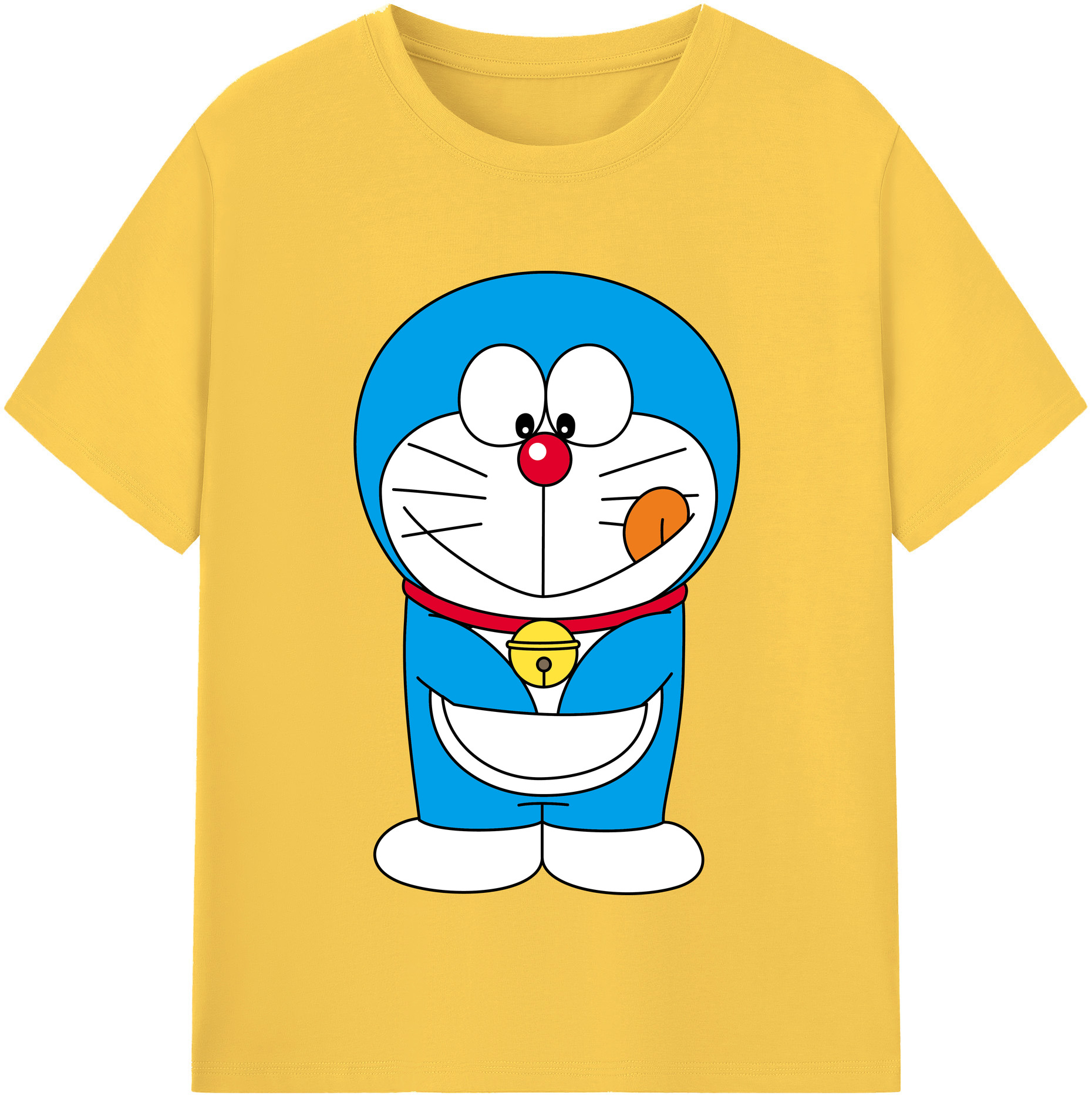 （画像用） ドラえもん Doraemon 綿100％半袖Tシャツ（フロントプリント）