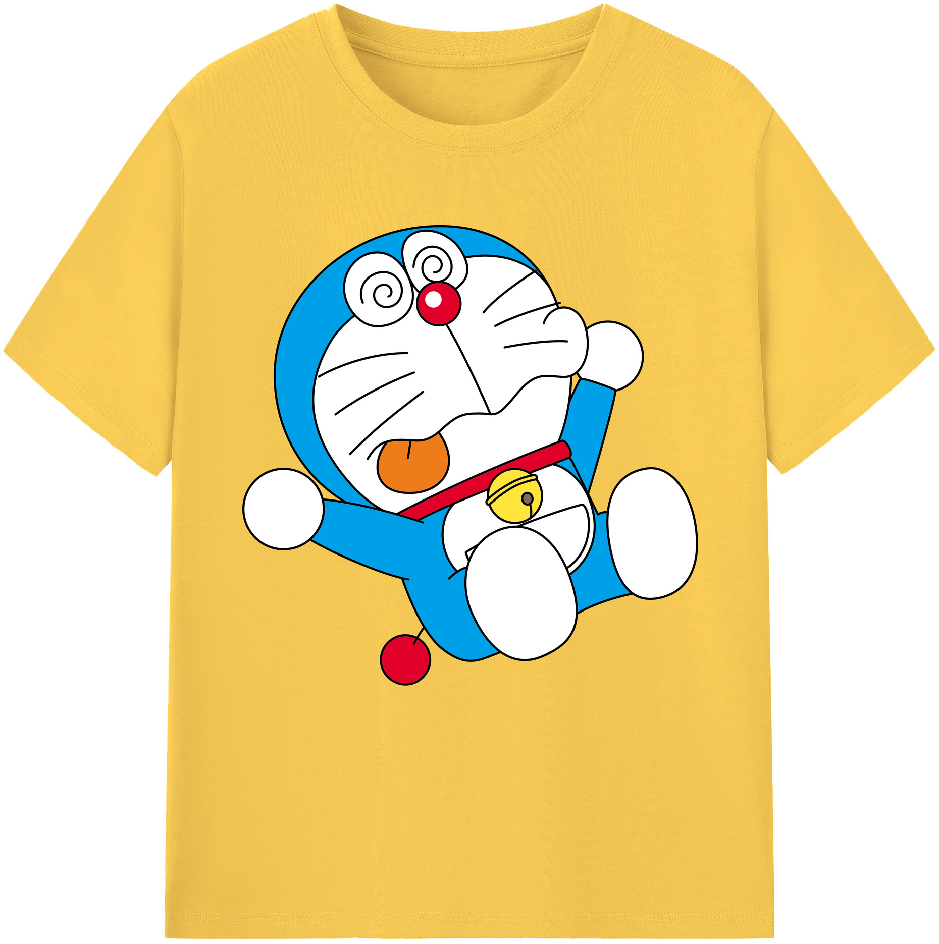（画像用） ドラえもん Doraemon 綿100％半袖Tシャツ（フロントプリント）