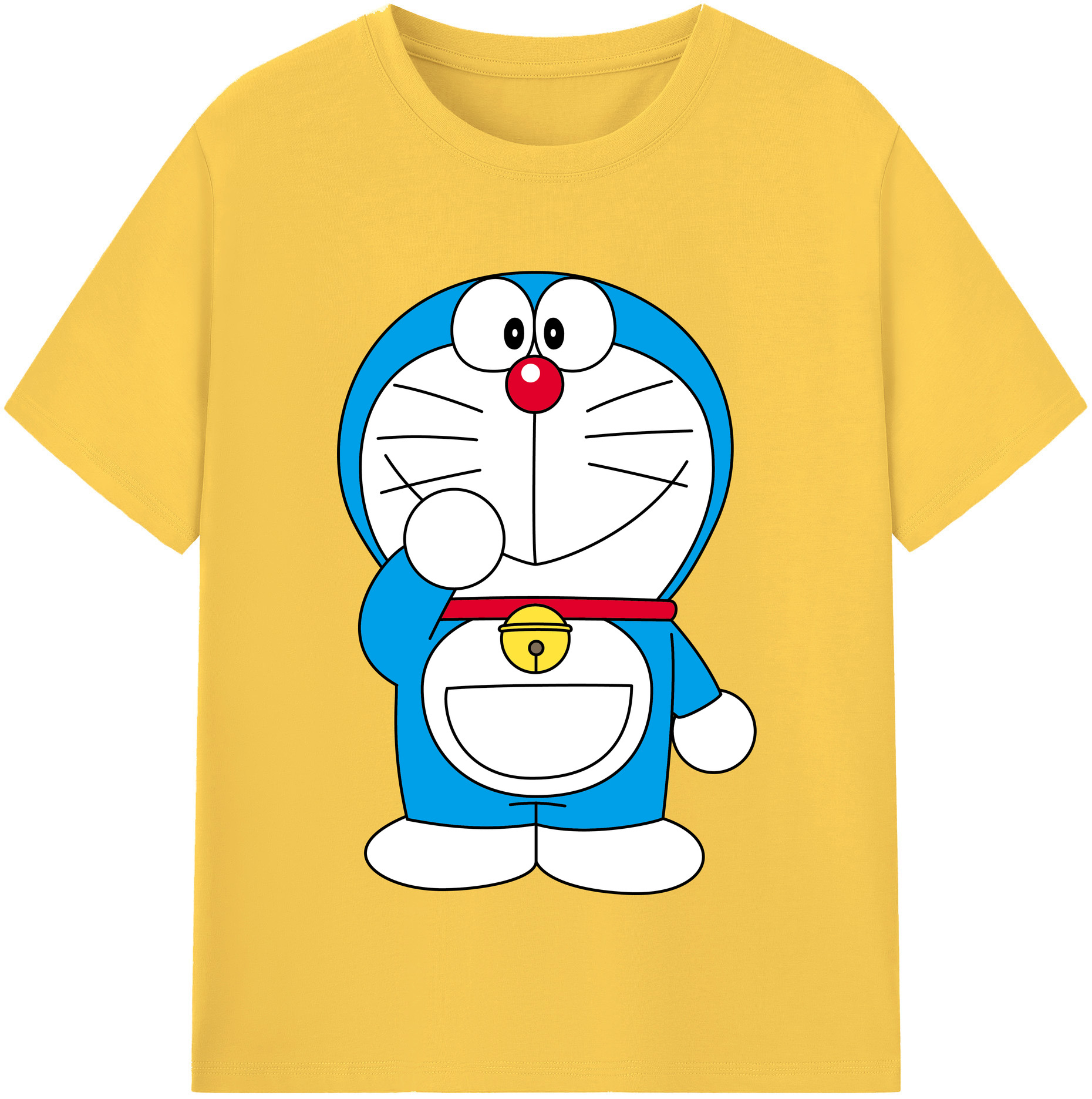 （画像用） ドラえもん Doraemon 綿100％半袖Tシャツ（フロントプリント）