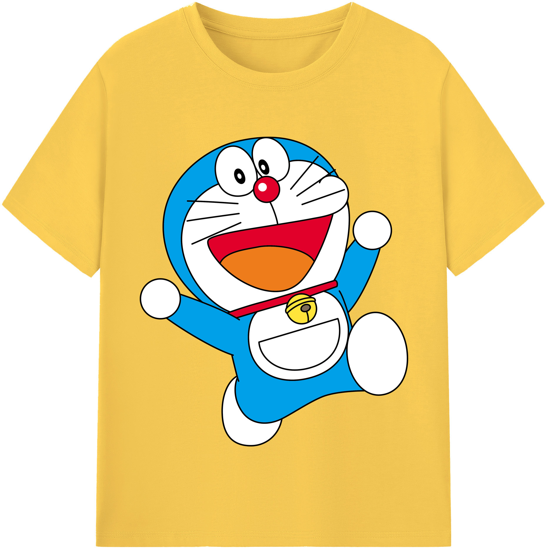 （画像用） ドラえもん Doraemon 綿100％半袖Tシャツ（フロントプリント）