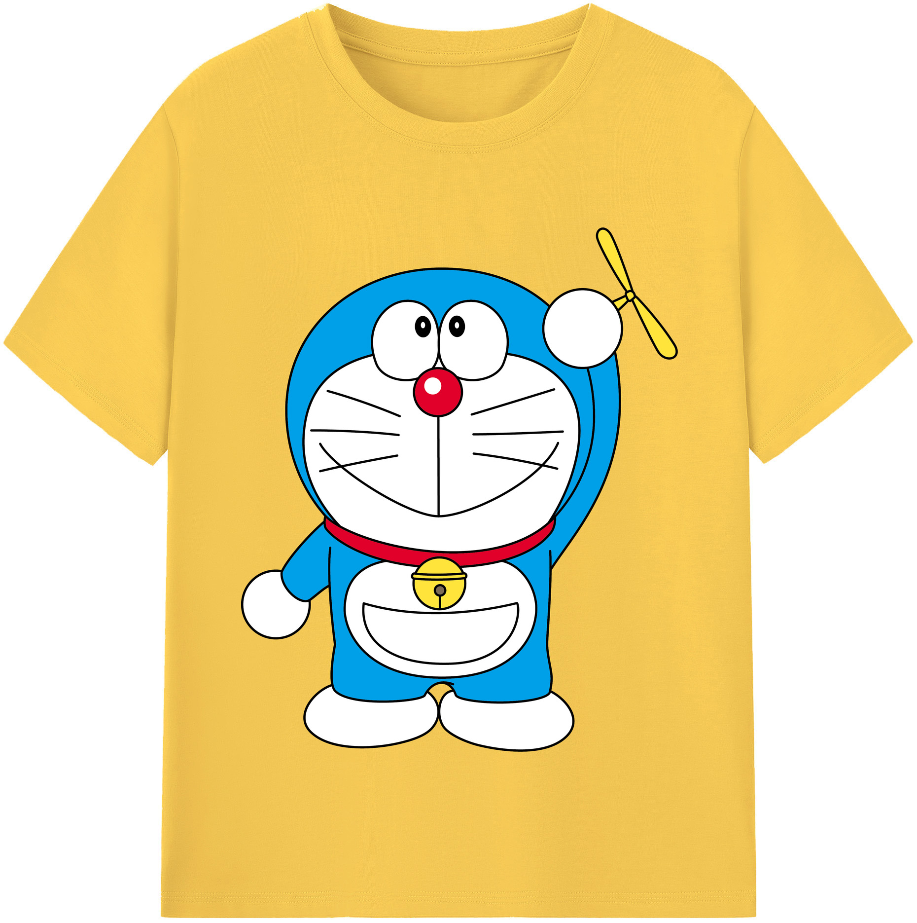 （画像用） ドラえもん Doraemon 綿100％半袖Tシャツ（フロントプリント）