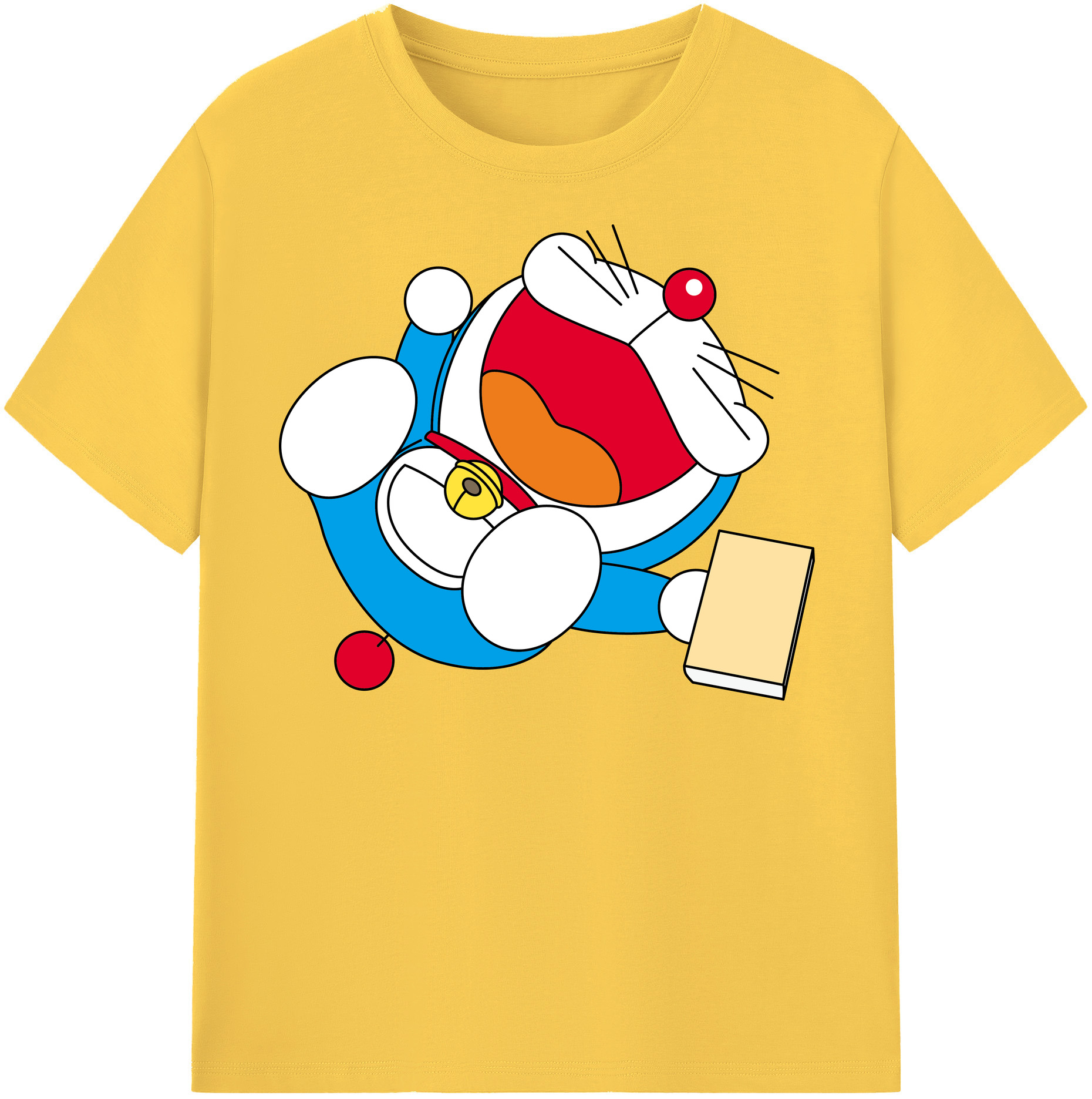 （画像用） ドラえもん Doraemon 綿100％半袖Tシャツ（フロントプリント）