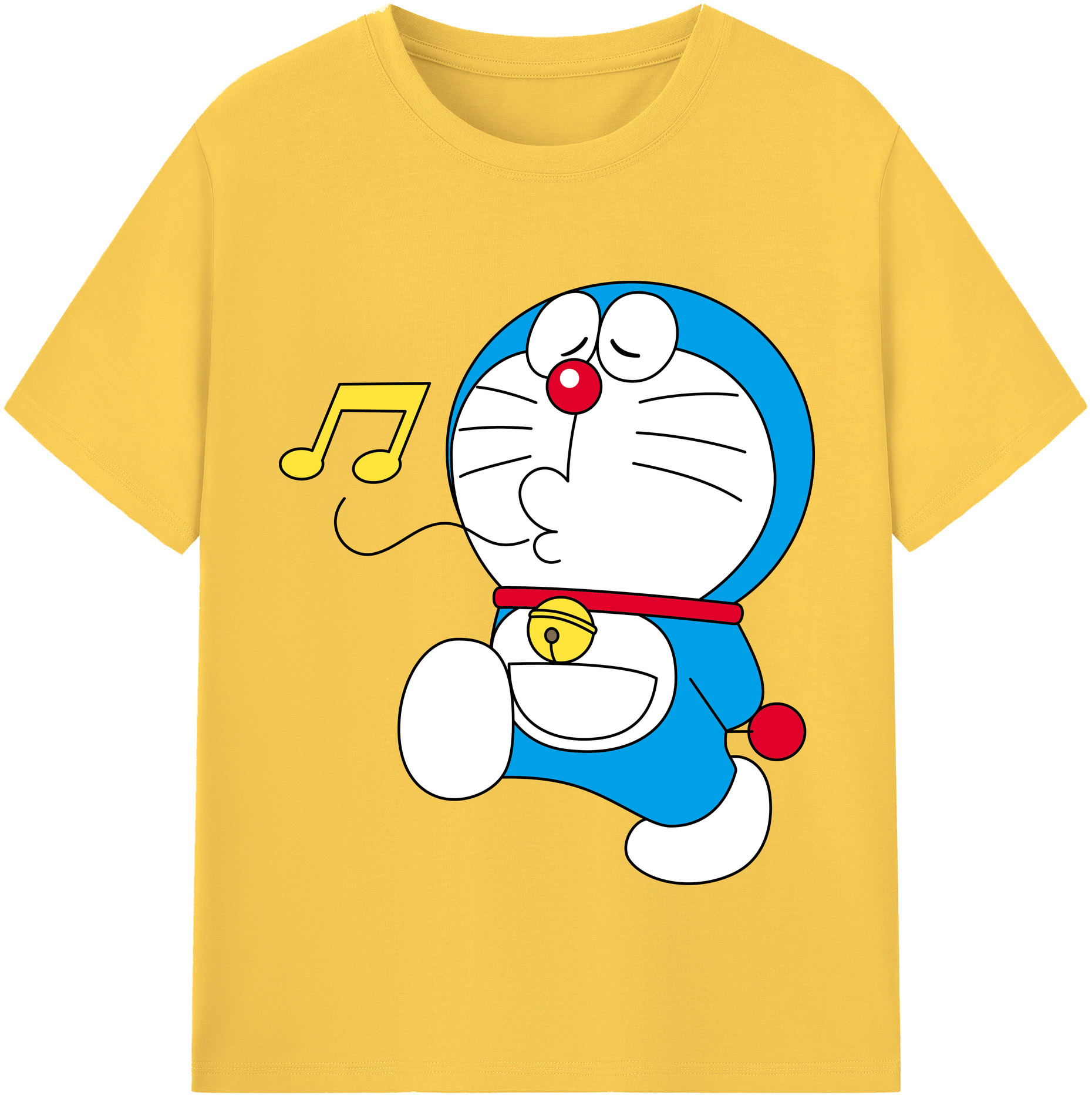 （画像用） ドラえもん Doraemon 綿100％半袖Tシャツ（フロントプリント）