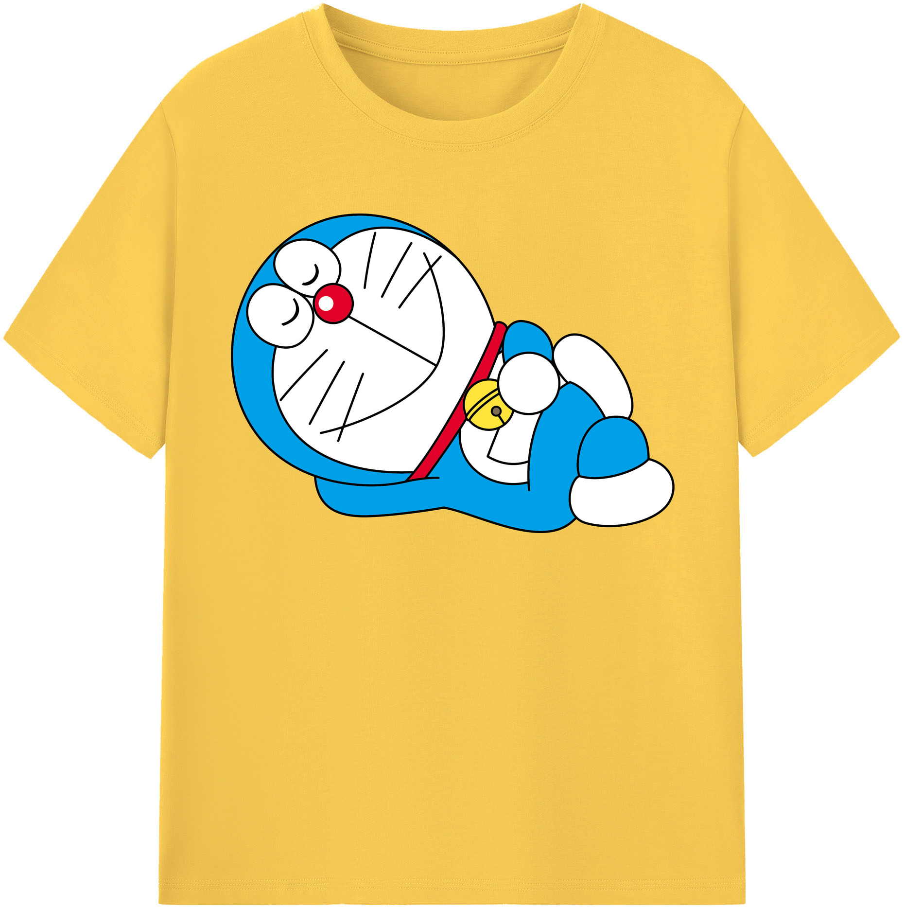 （画像用） ドラえもん Doraemon 綿100％半袖Tシャツ（フロントプリント）