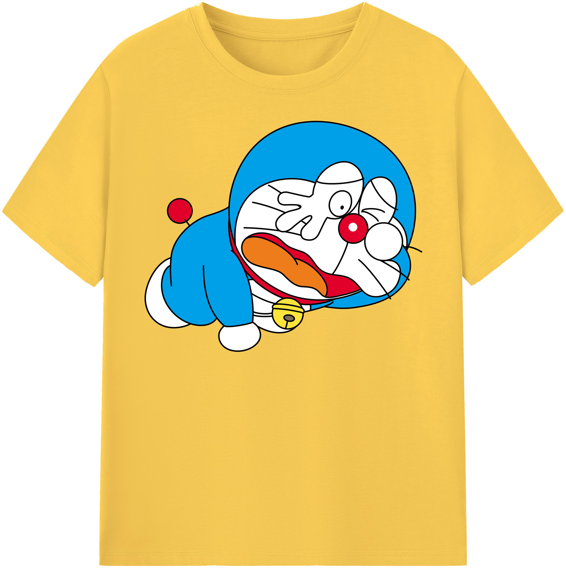 （画像用） ドラえもん Doraemon 綿100％半袖Tシャツ（フロントプリント）