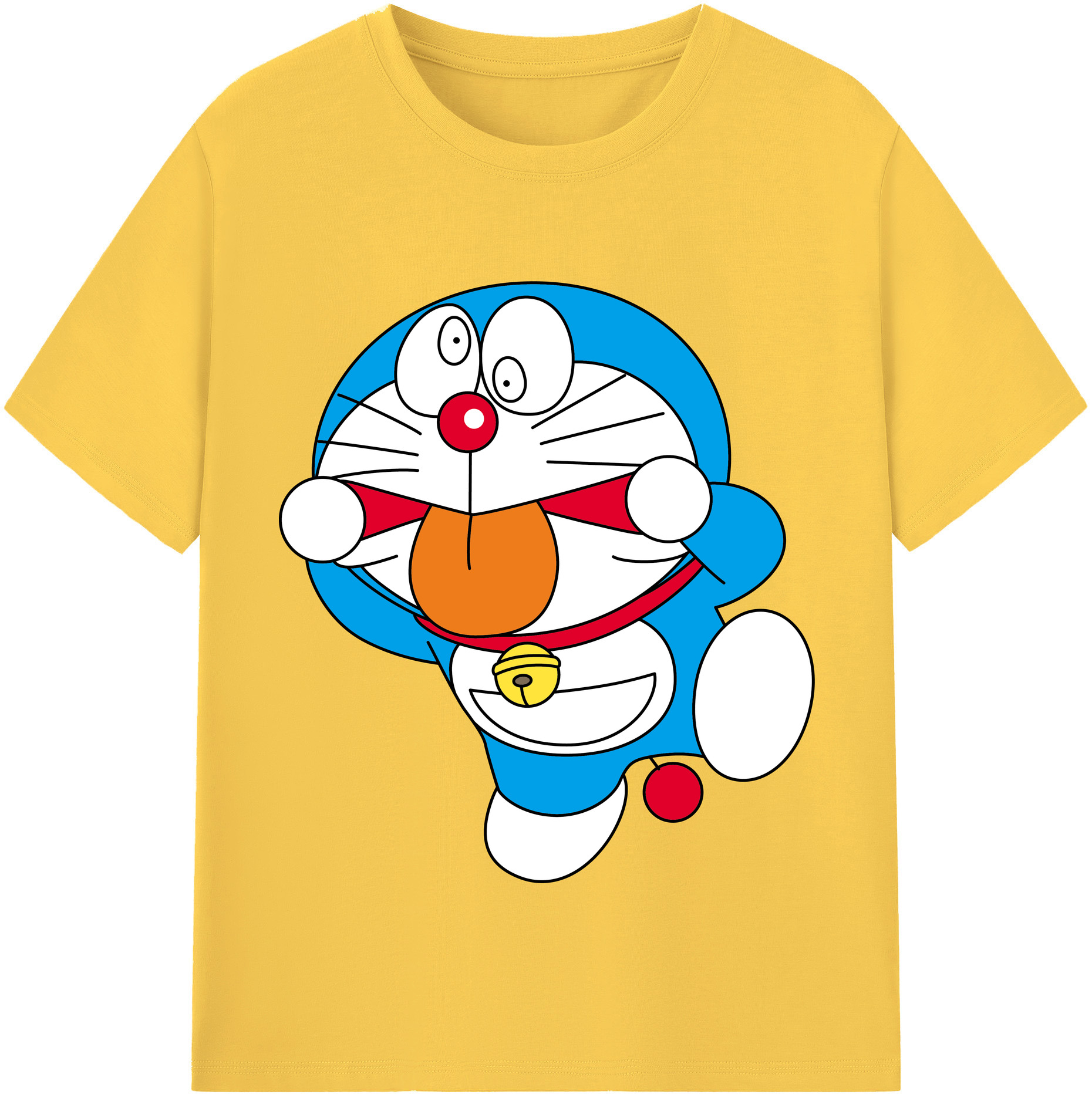 （画像用） ドラえもん Doraemon 綿100％半袖Tシャツ（フロントプリント）
