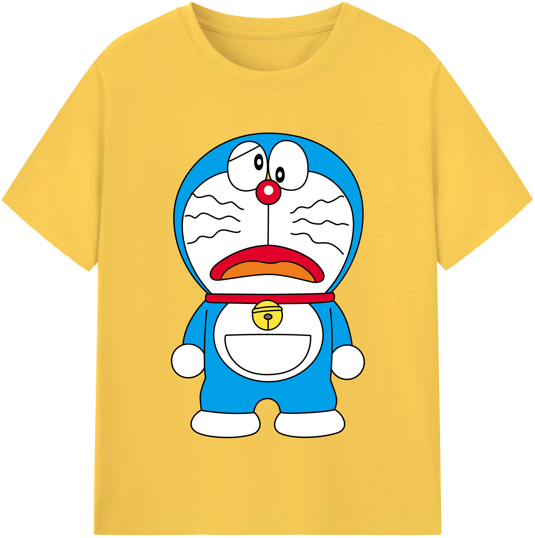 （画像用） ドラえもん Doraemon 綿100％半袖Tシャツ（フロントプリント）