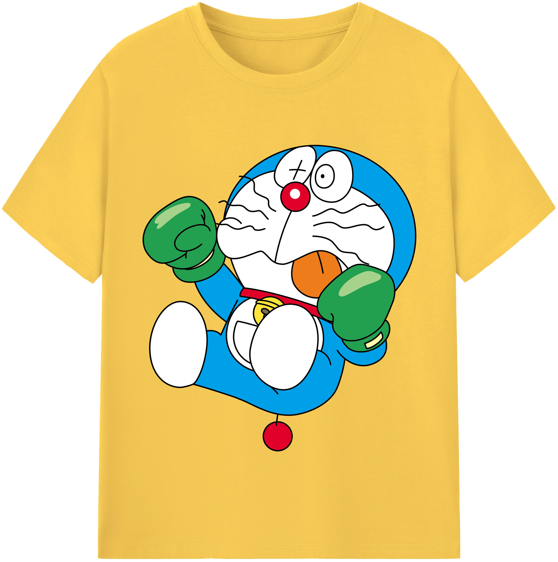 （画像用） ドラえもん Doraemon 綿100％半袖Tシャツ（フロントプリント）