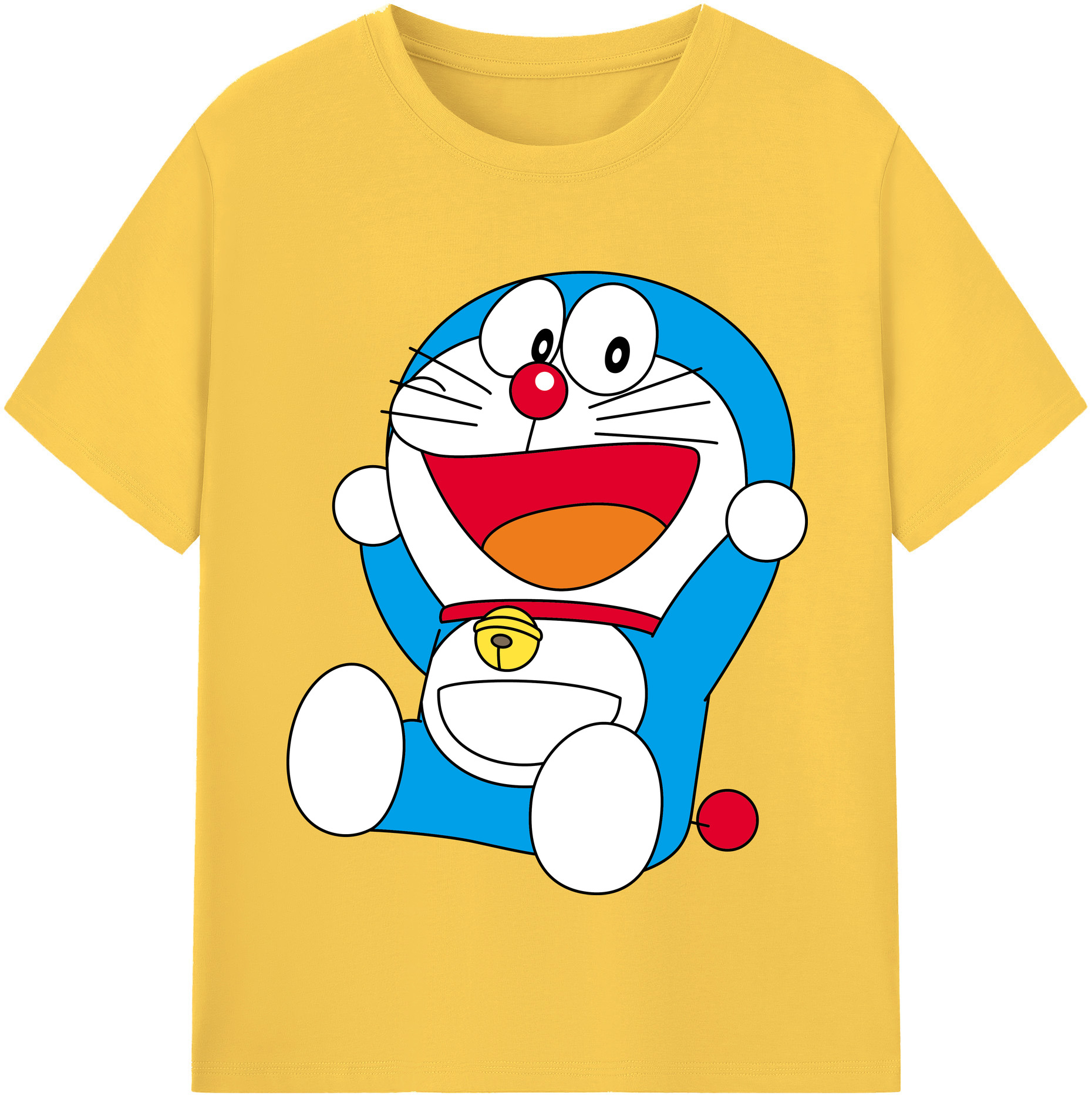 （画像用） ドラえもん Doraemon 綿100％半袖Tシャツ（フロントプリント）