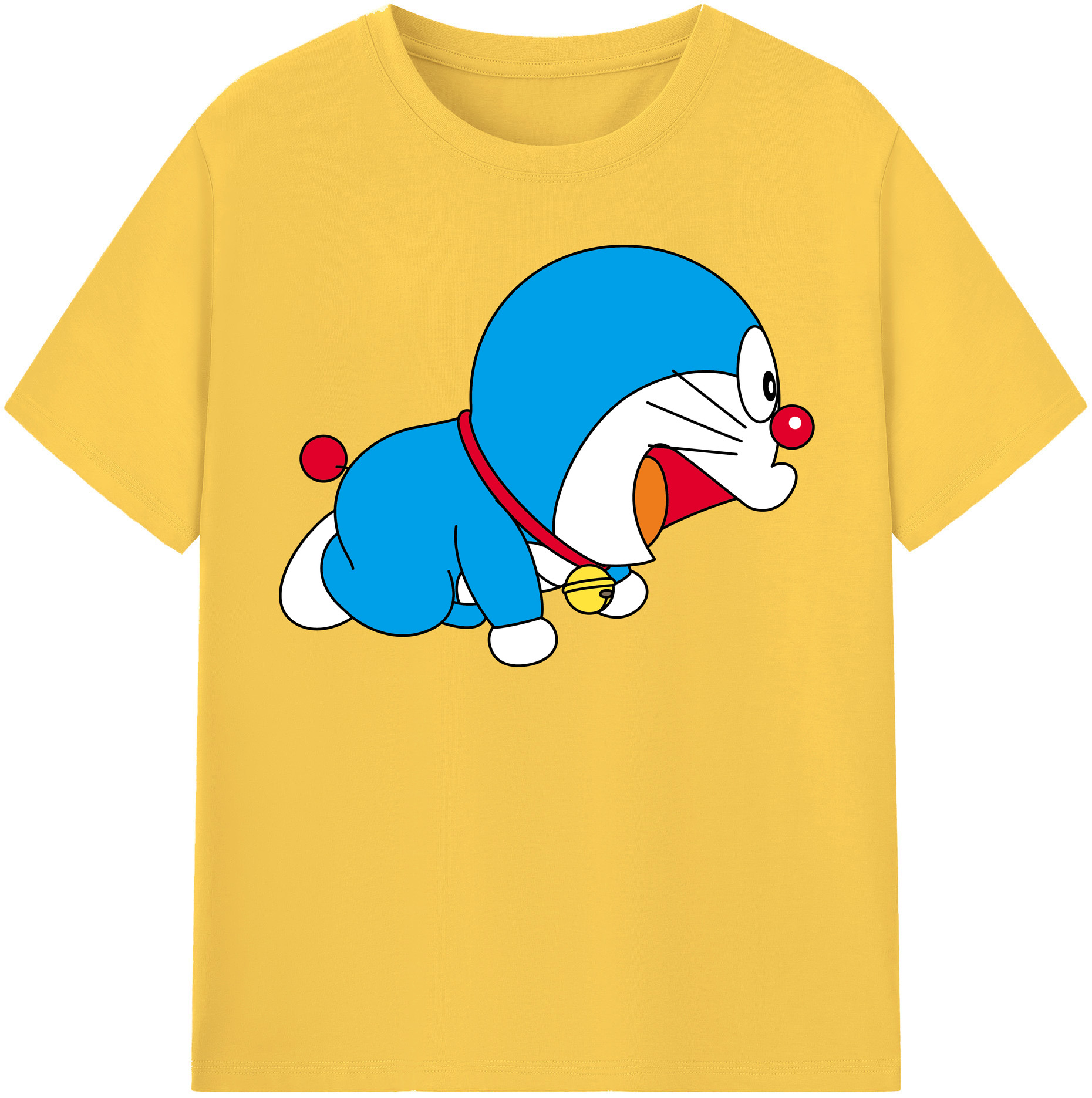 （画像用） ドラえもん Doraemon 綿100％半袖Tシャツ（フロントプリント）
