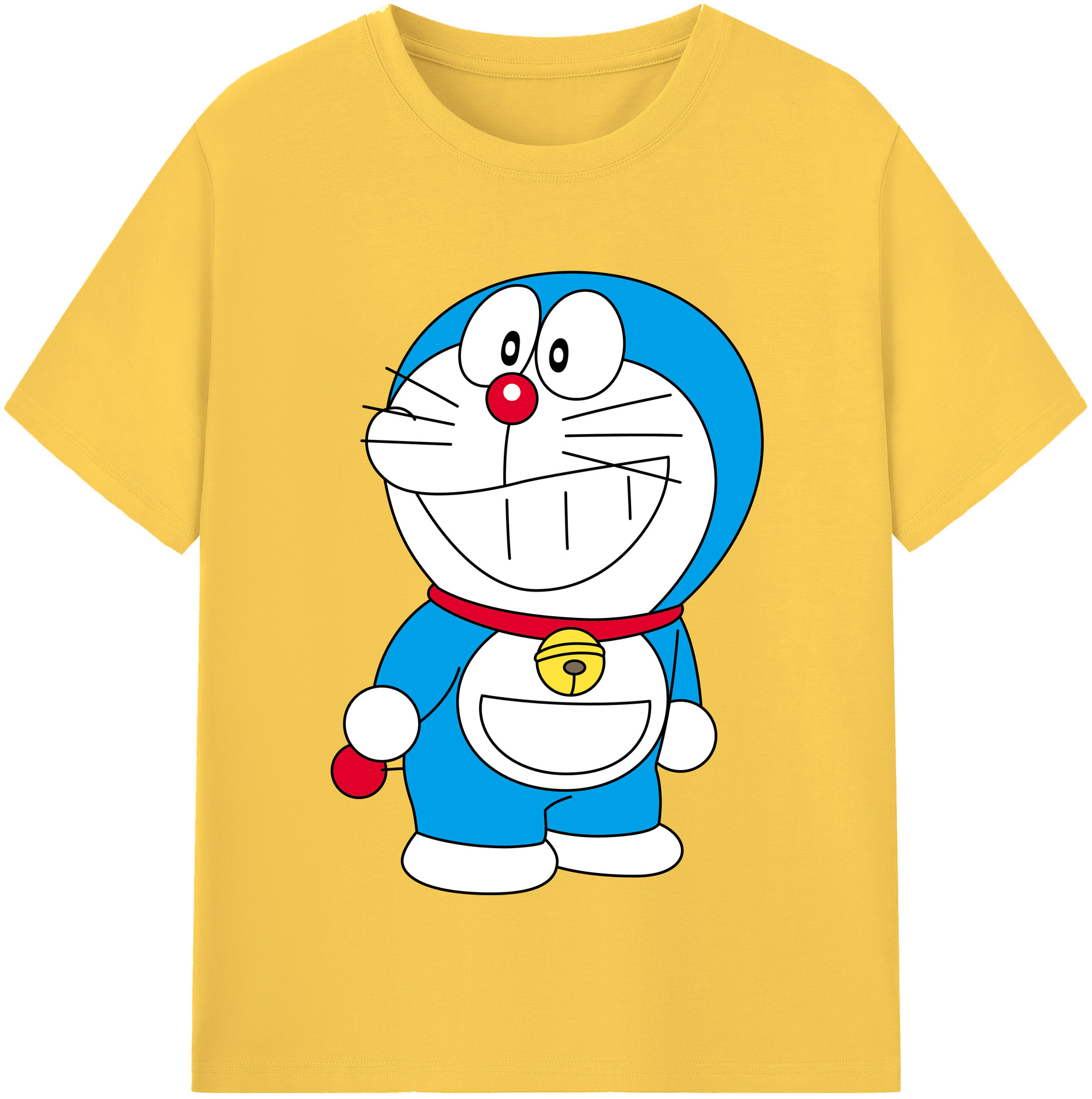 （画像用） ドラえもん Doraemon 綿100％半袖Tシャツ（フロントプリント）