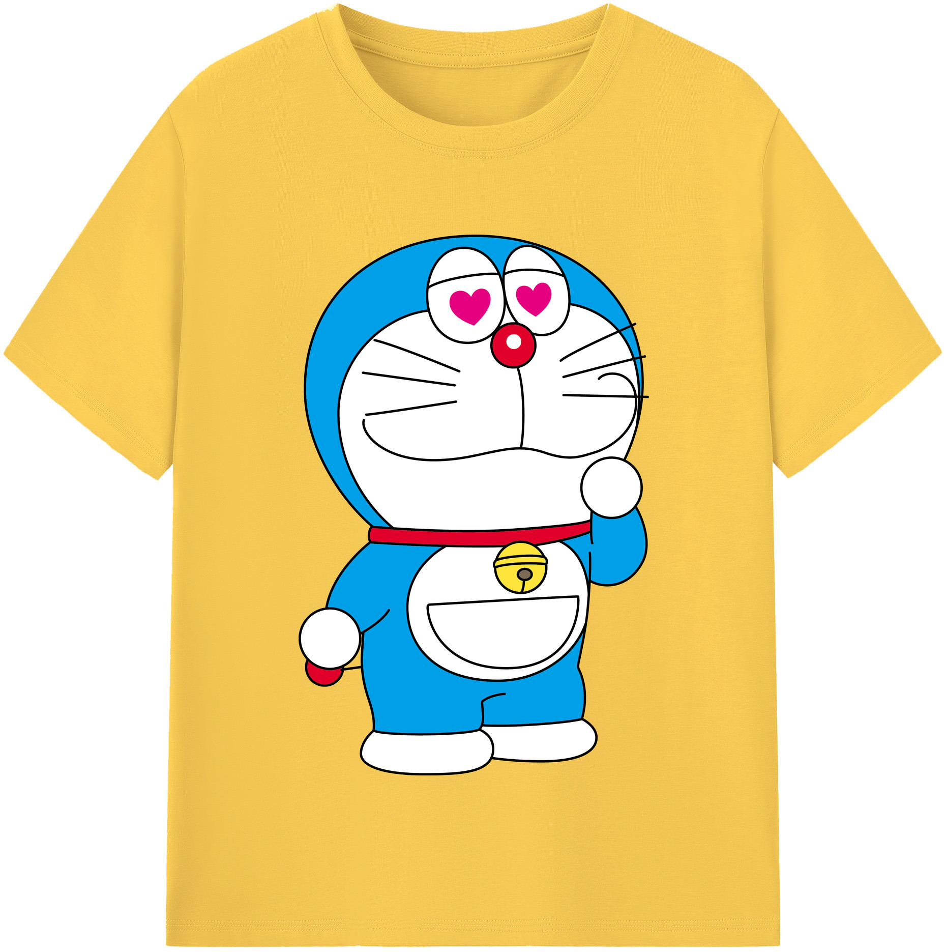 （画像用） ドラえもん Doraemon 綿100％半袖Tシャツ（フロントプリント）