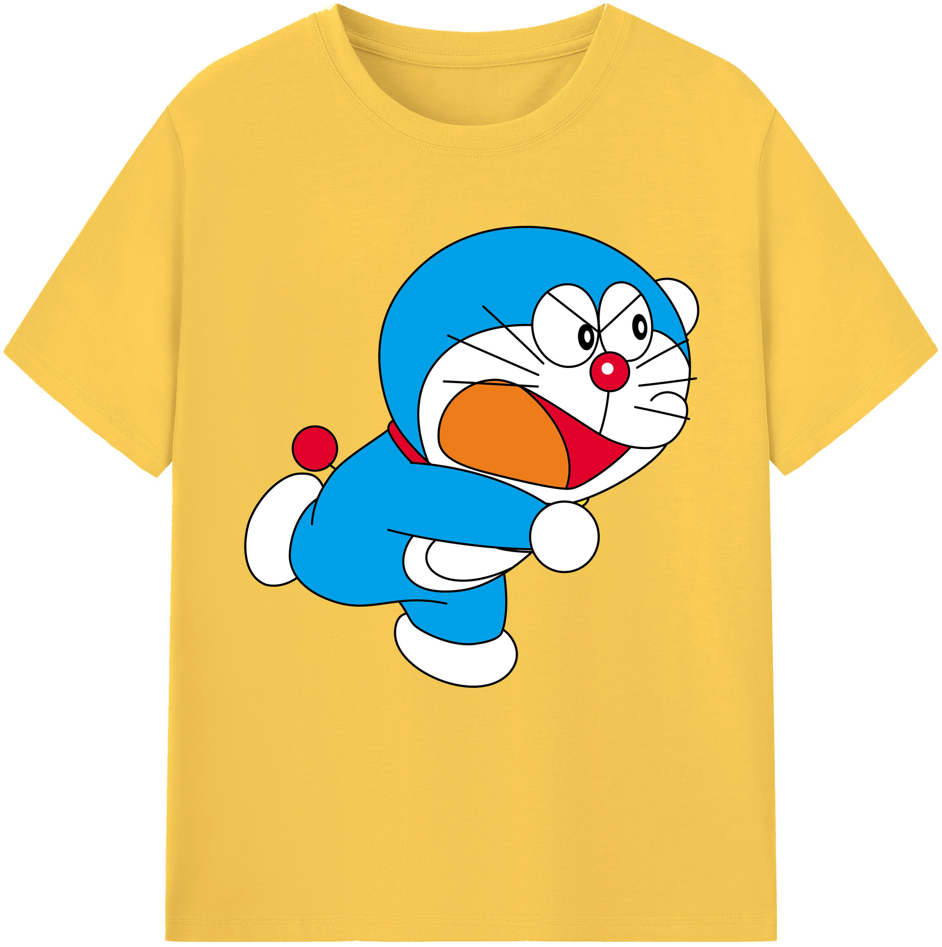 （画像用） ドラえもん Doraemon 綿100％半袖Tシャツ（フロントプリント）