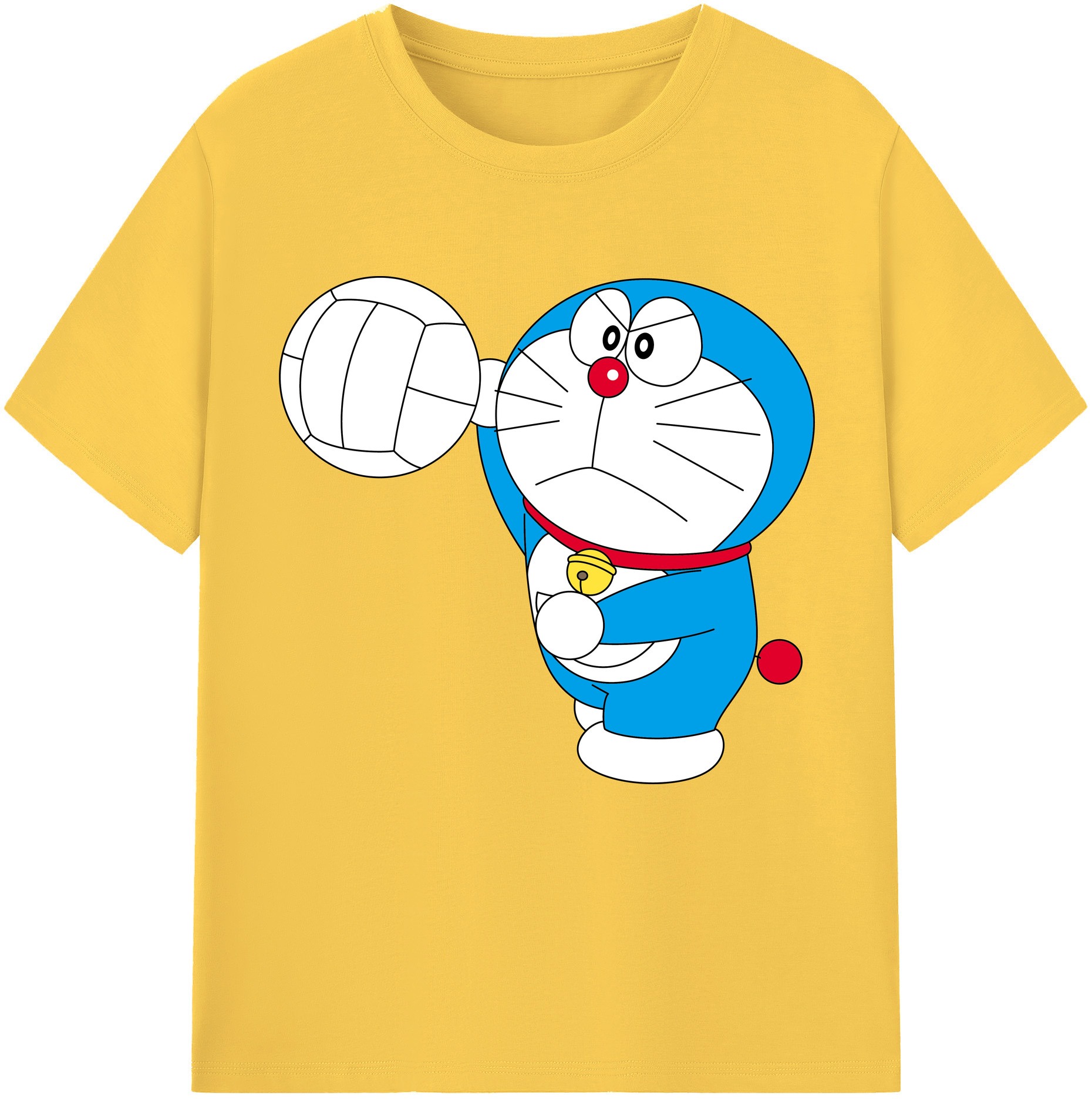 （画像用） ドラえもん Doraemon 綿100％半袖Tシャツ（フロントプリント）