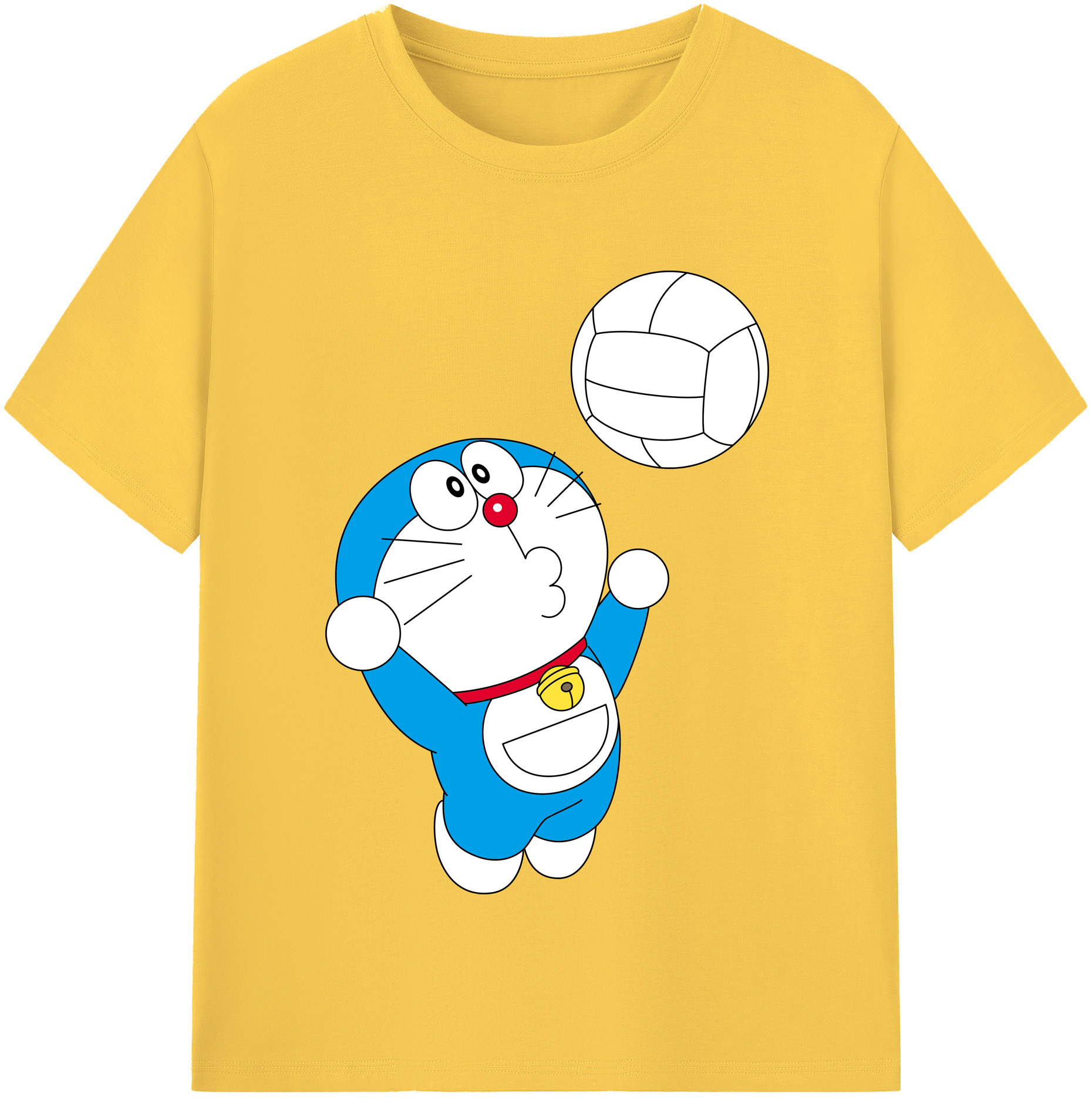 （画像用） ドラえもん Doraemon 綿100％半袖Tシャツ（フロントプリント）