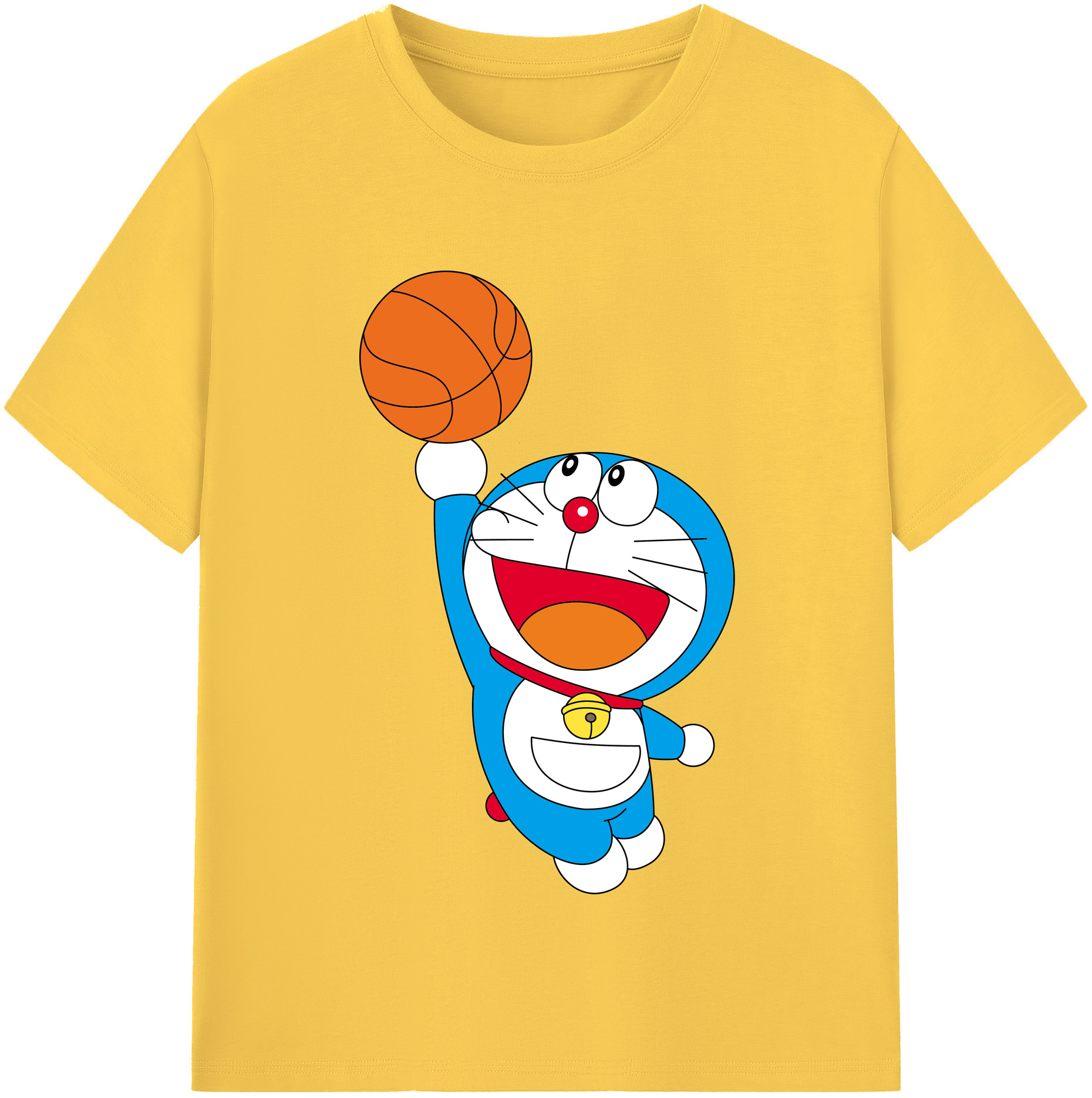 （画像用） ドラえもん Doraemon 綿100％半袖Tシャツ（フロントプリント）